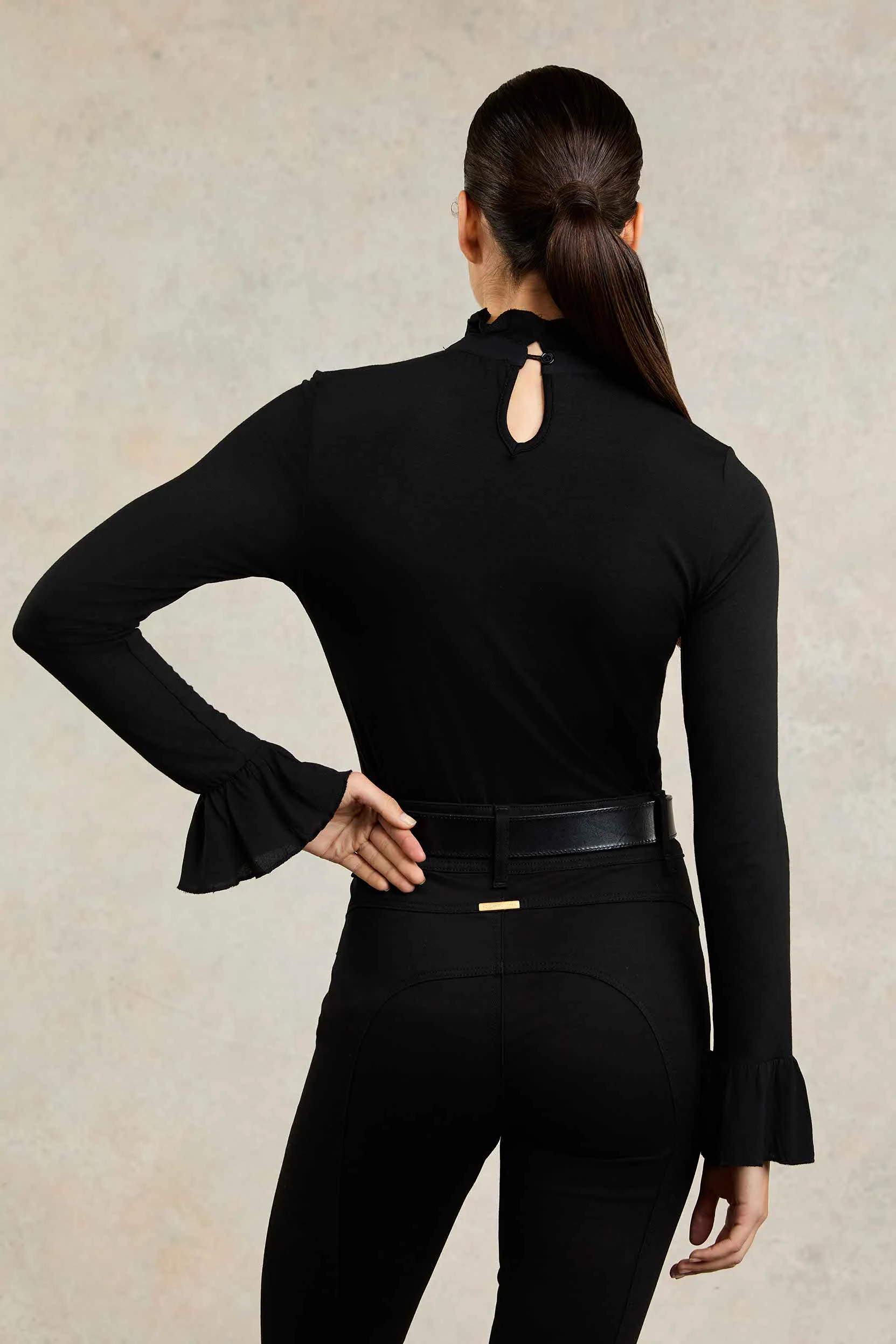 Lilibet Jersey Tee (Black) - Image 5