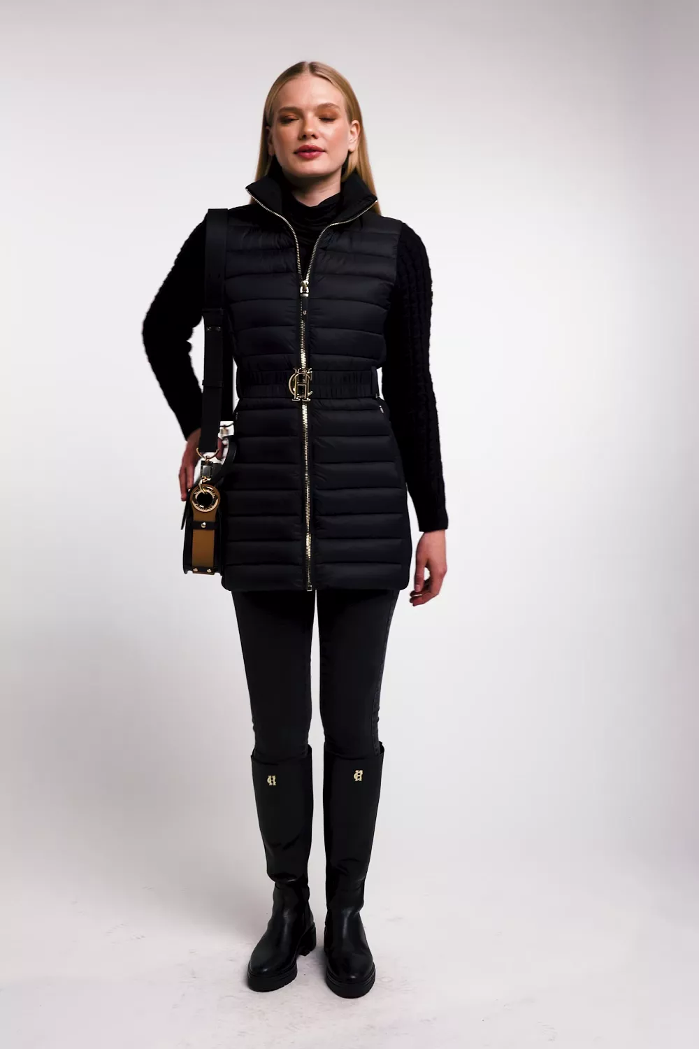 Linfold Hybrid Coat (Black) - Image 5