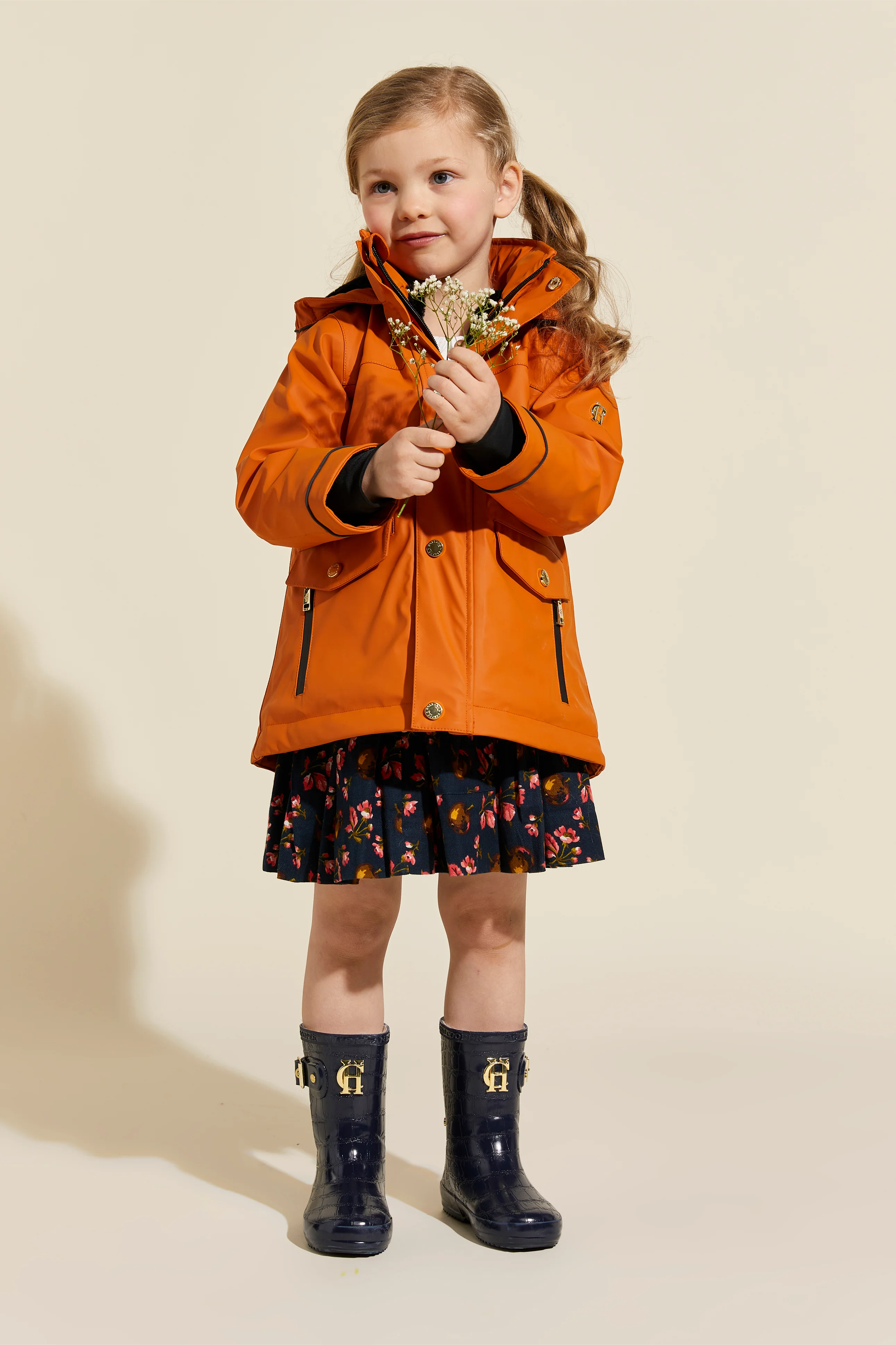 Little Sherpa Rain Mac (Firecracker) - Image 3