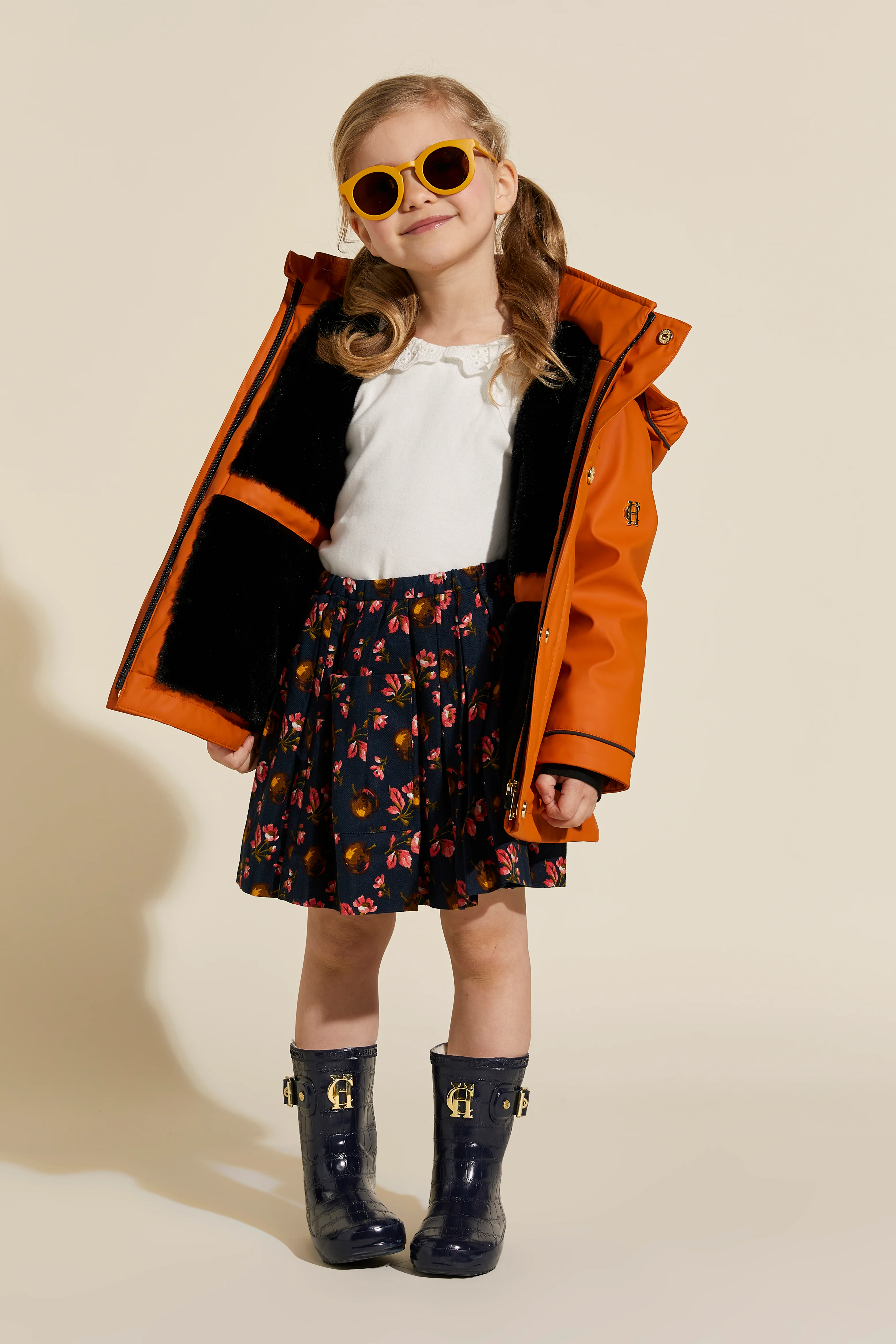Little Sherpa Rain Mac (Firecracker) - Image 8