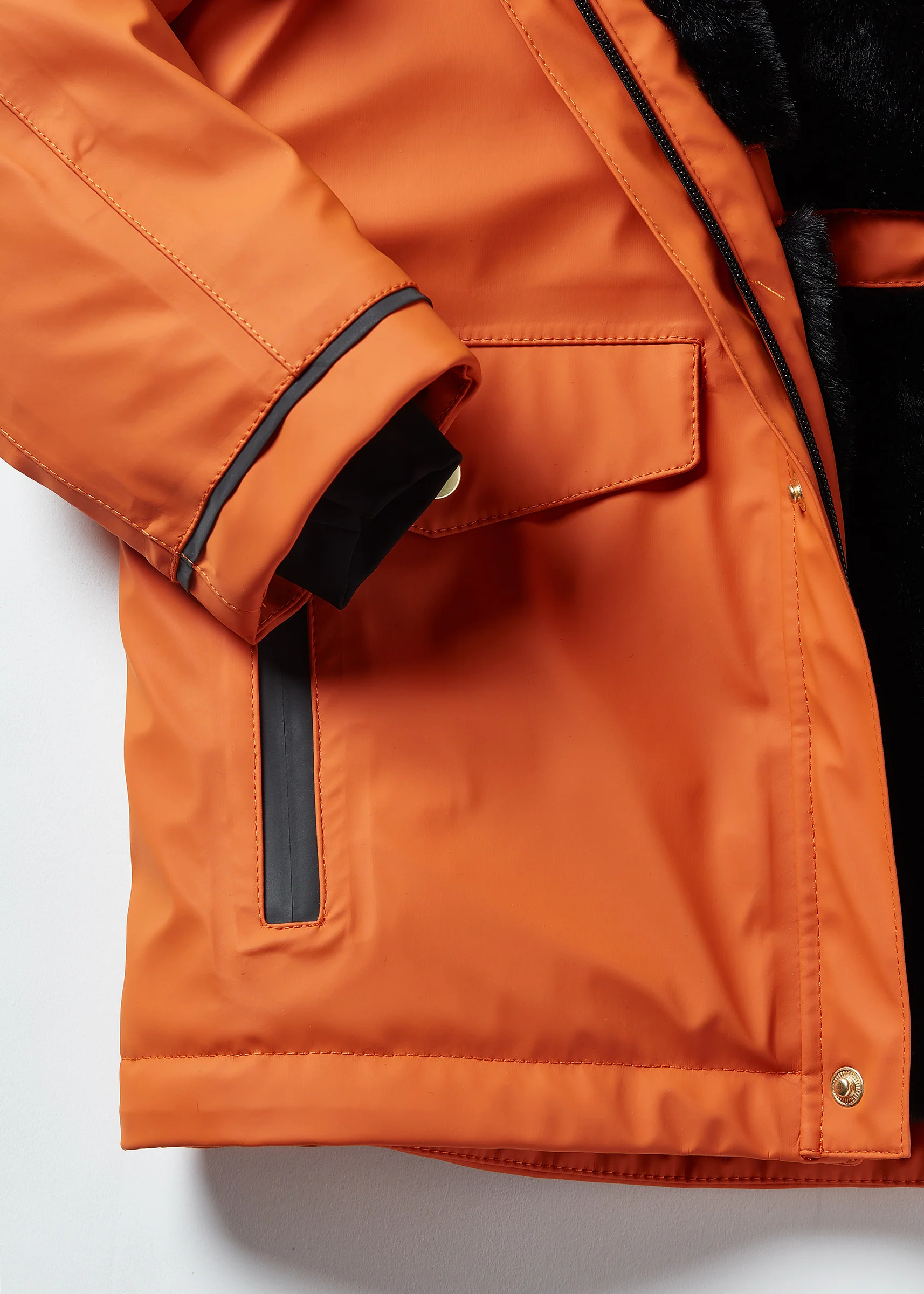 Little Sherpa Rain Mac (Firecracker) - Image 9