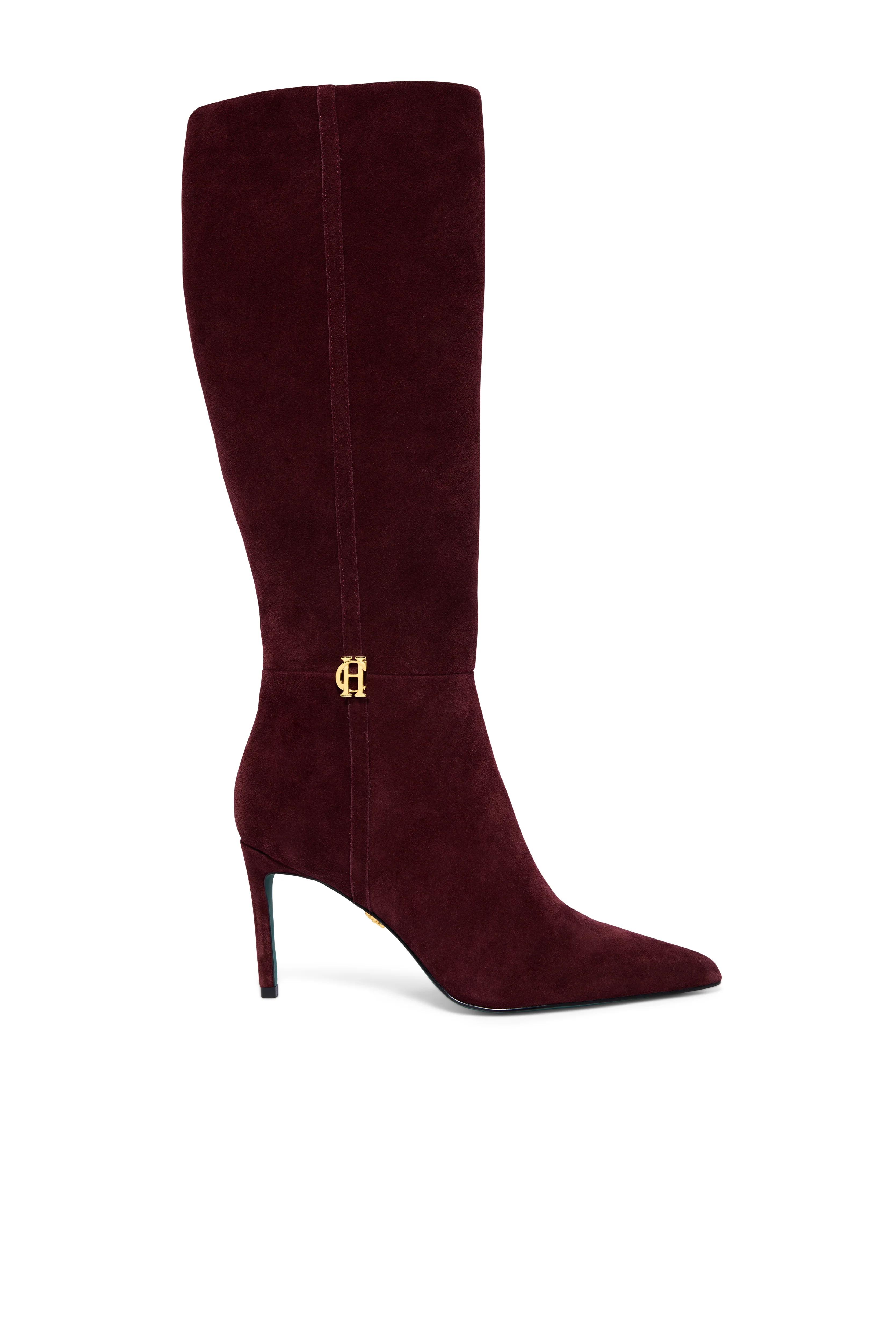London Heel Boot (Oxblood Suede) - Image 4