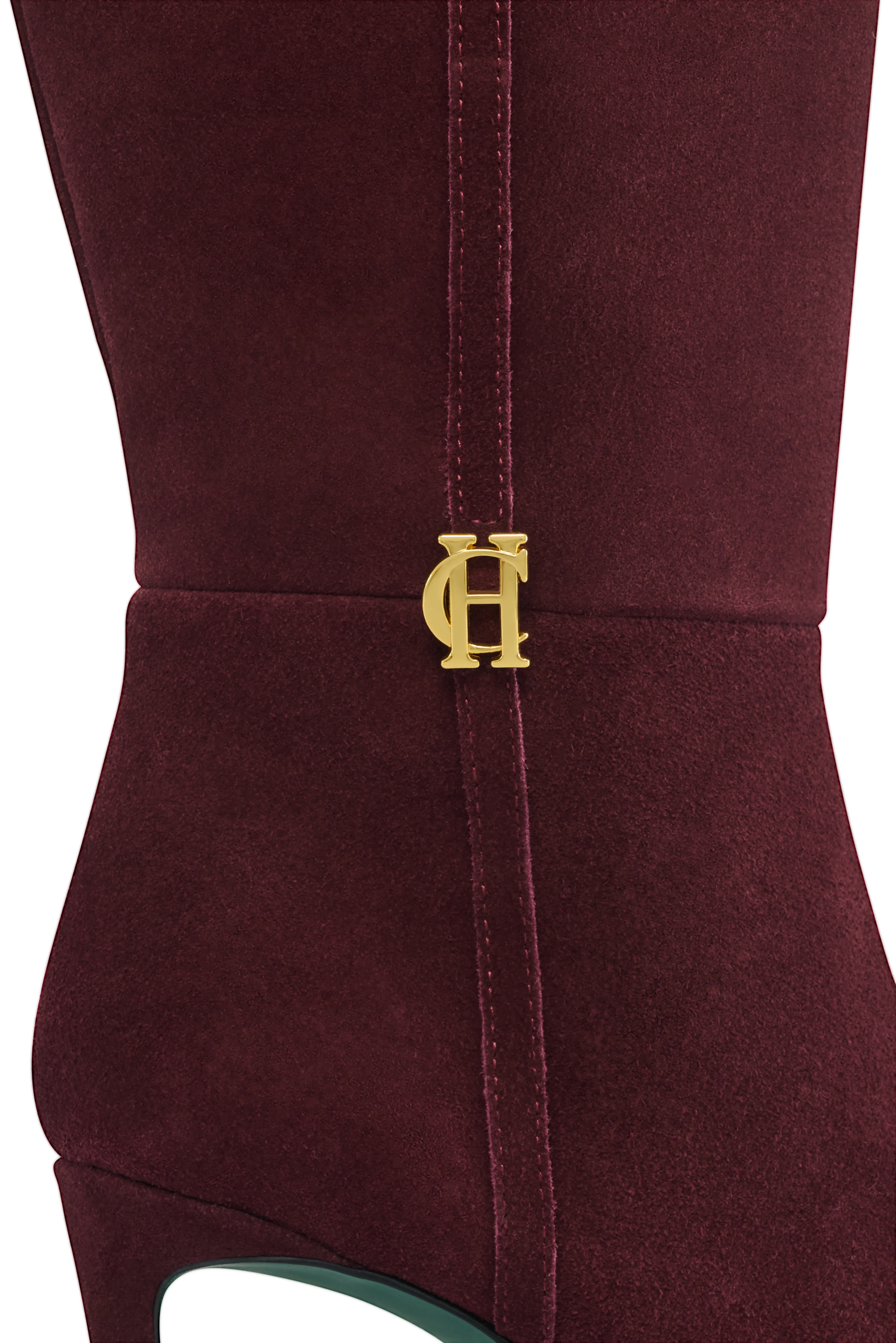 London Heel Boot (Oxblood Suede) - Image 5