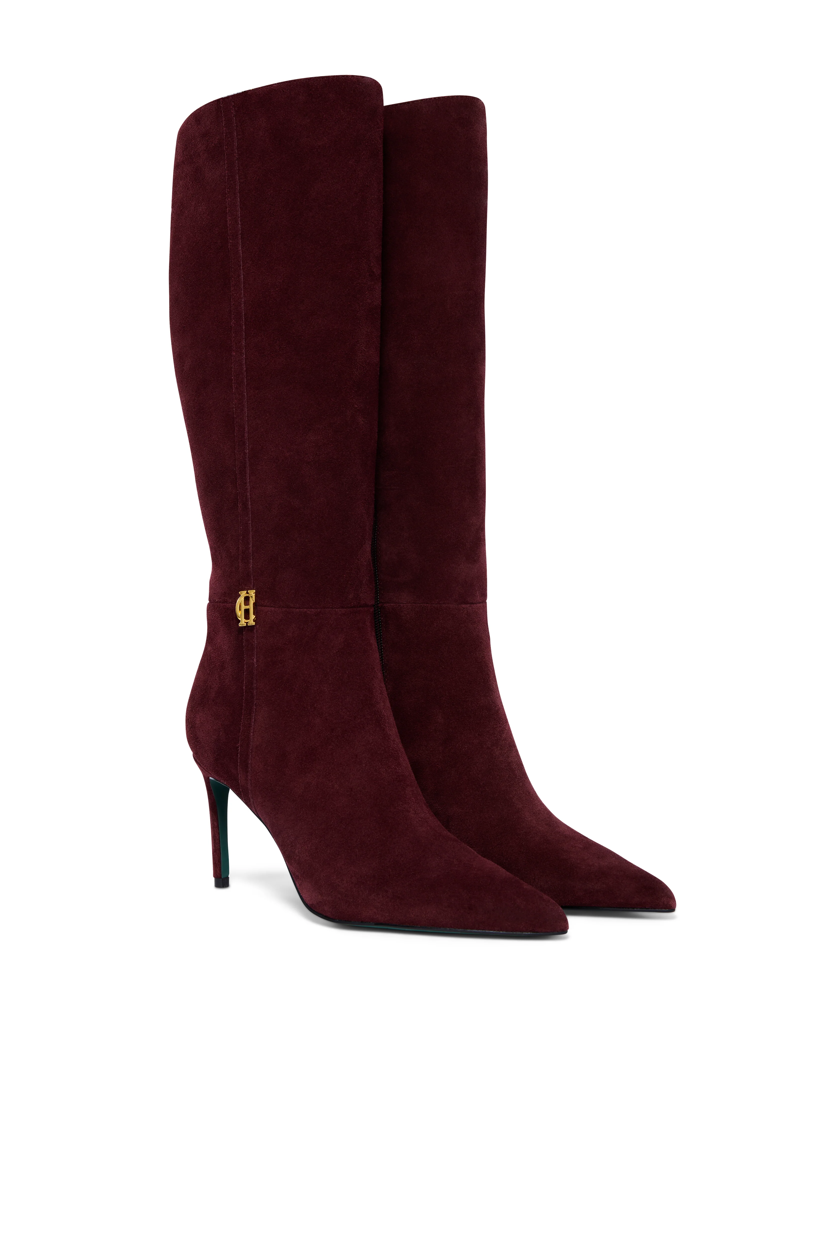 London Heel Boot (Oxblood Suede) - Image 6