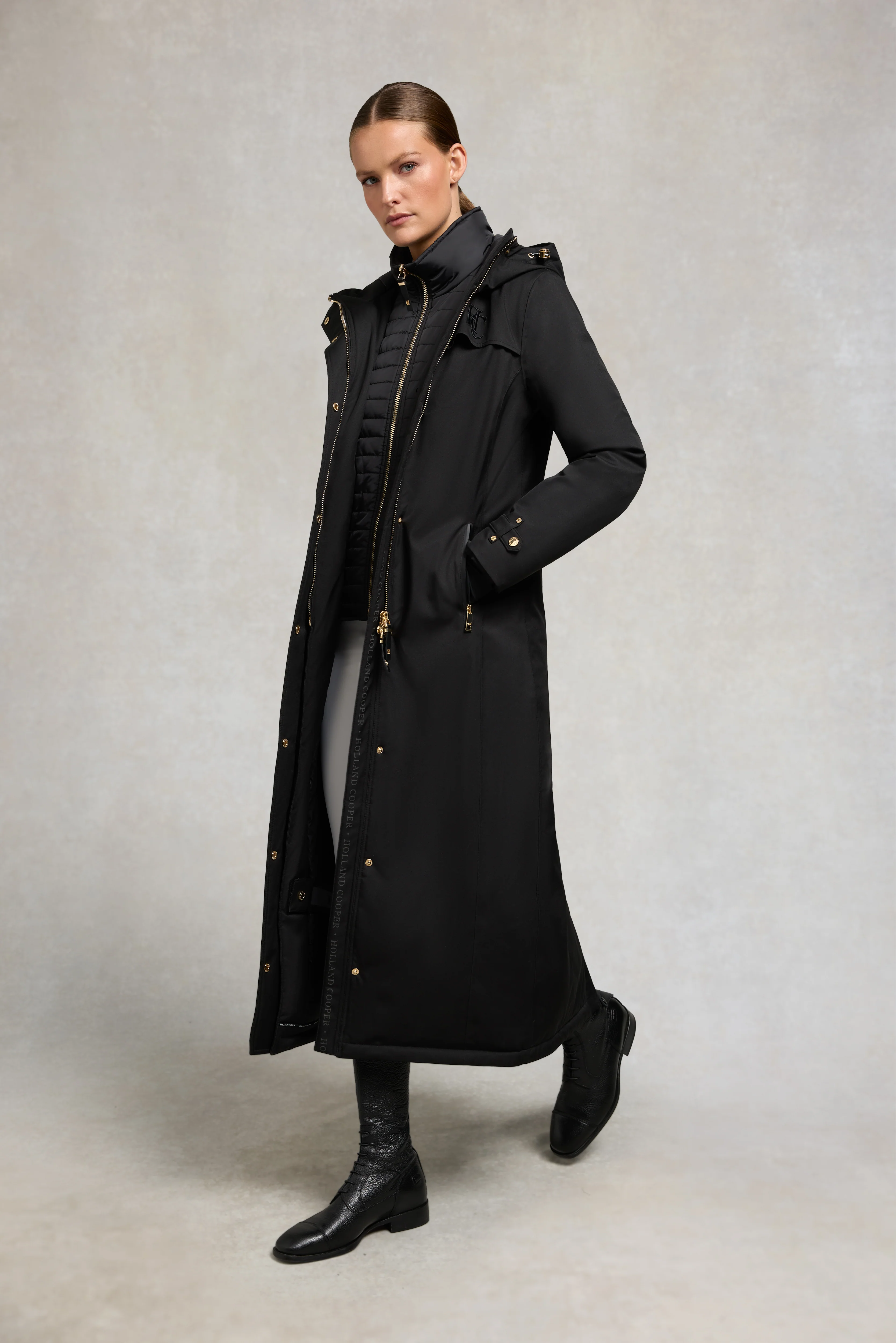 Longline Training Coat (Black) - Image 6