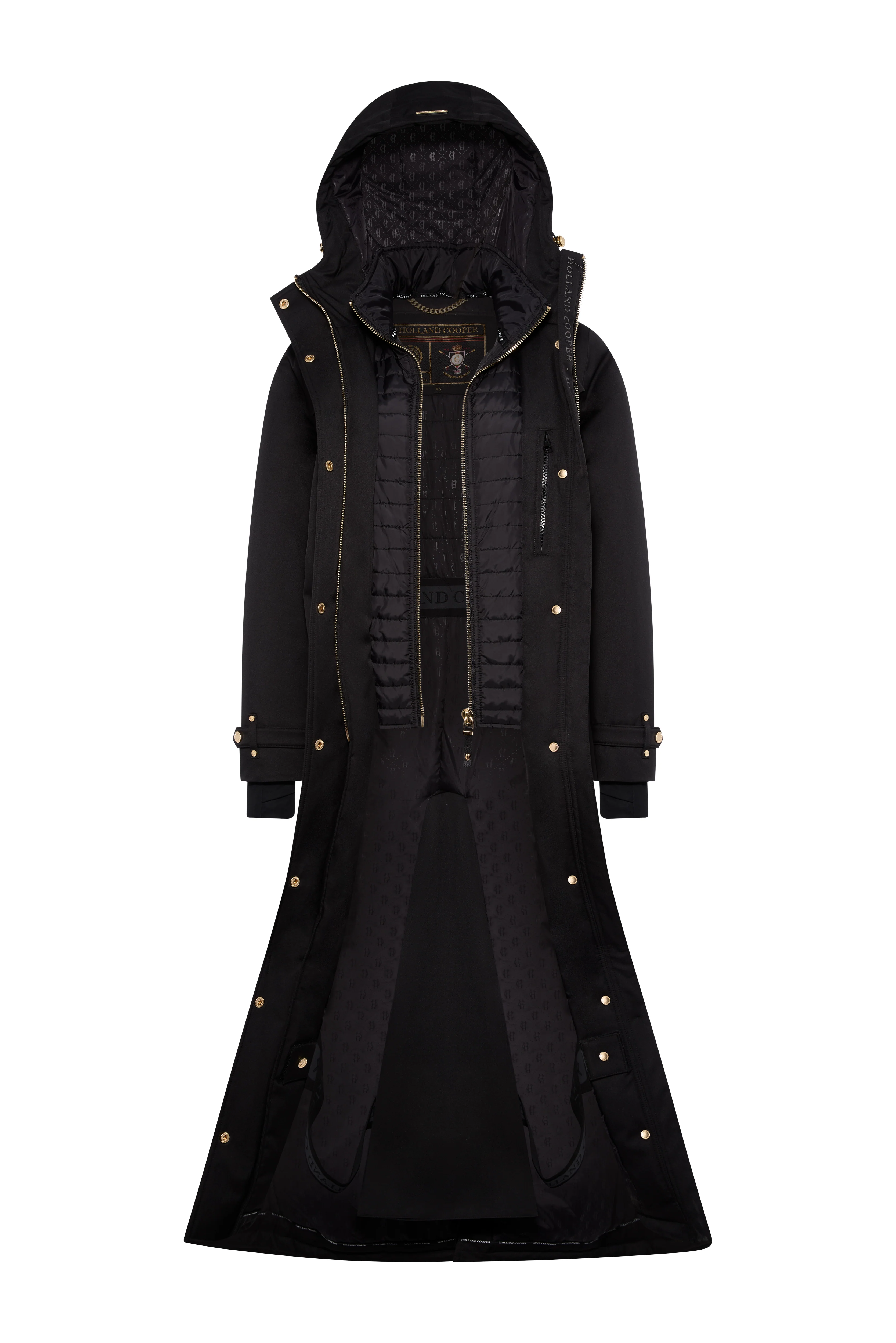 Longline Training Coat (Black) - Image 7