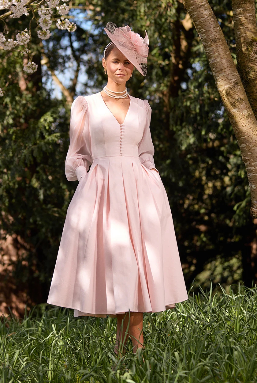 Lucie Dress (Blush Polka Dot) - Image 6