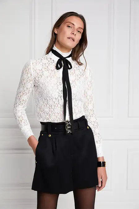 Luxe Tailored Short (Black Barathea) - Image 6
