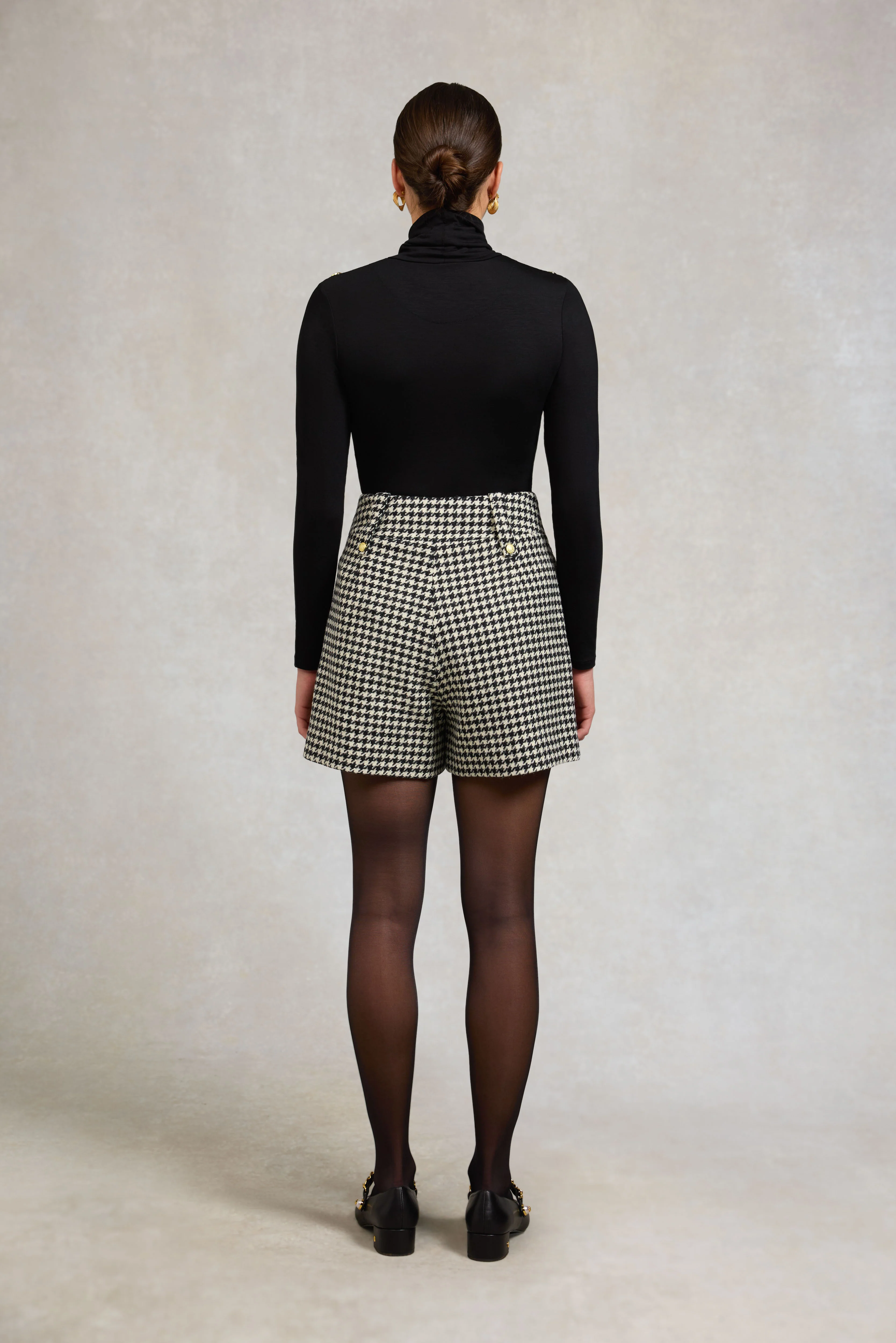 Luxe Tailored Short (Houndstooth) - Image 4