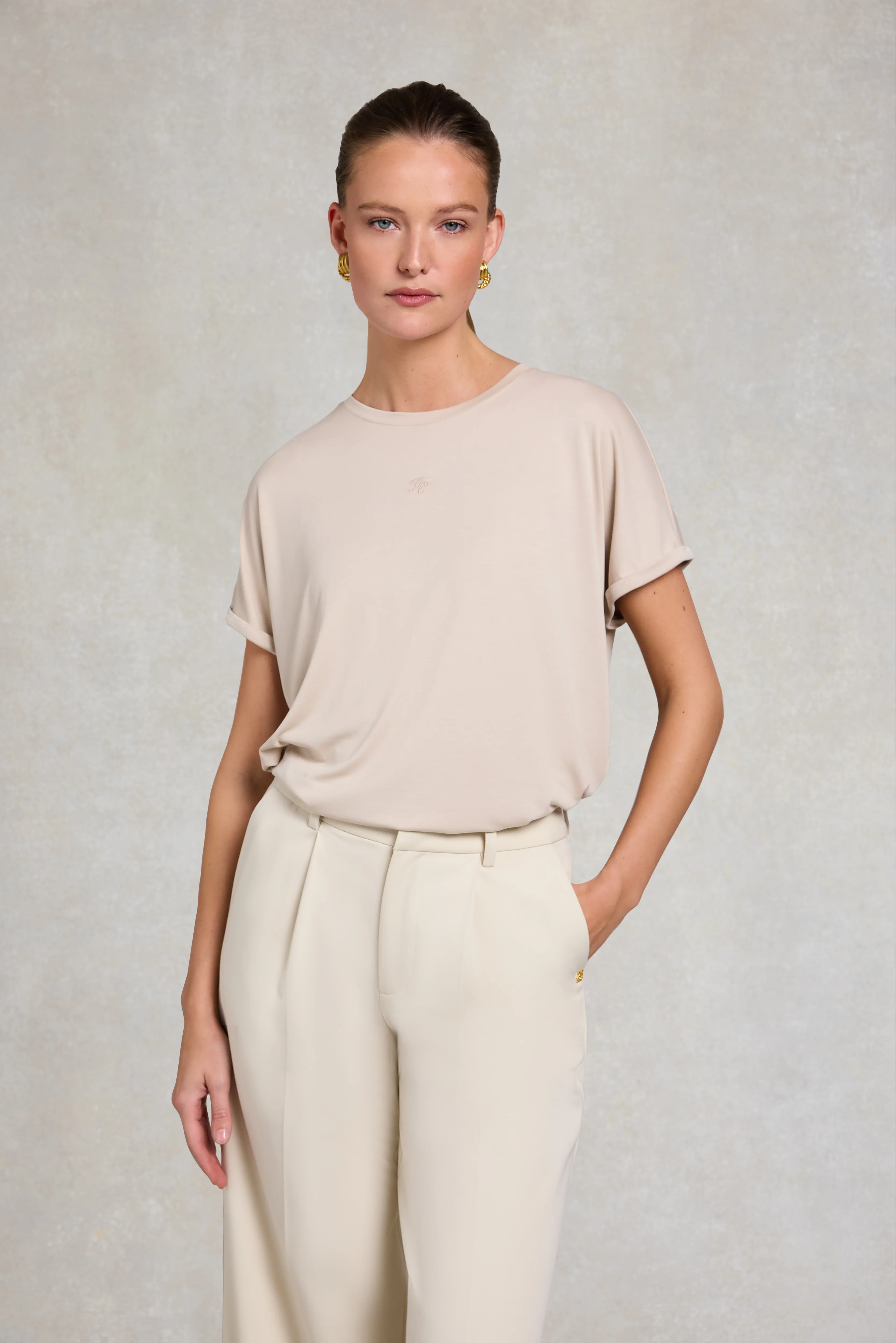 Madison Tee (Light Stone)