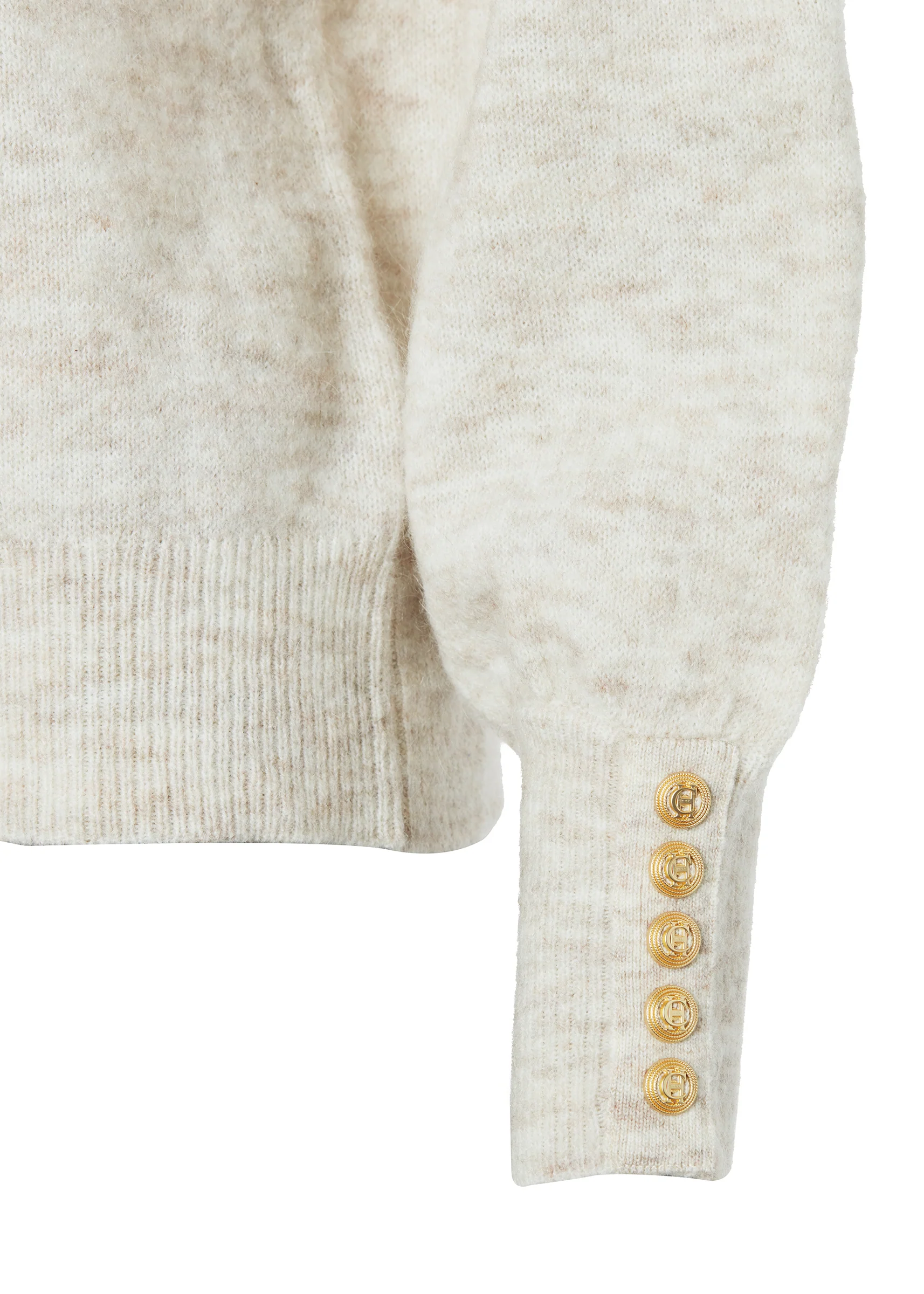 Maisie Roll Neck Knit (Barley) - Image 8