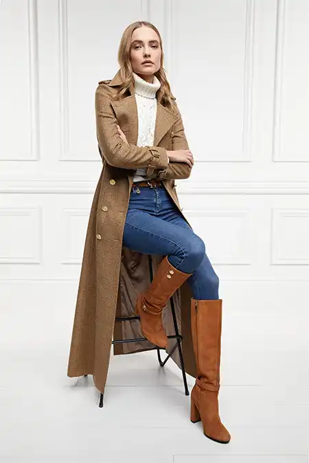 Marlborough Knee Boot (Tan) - Image 5