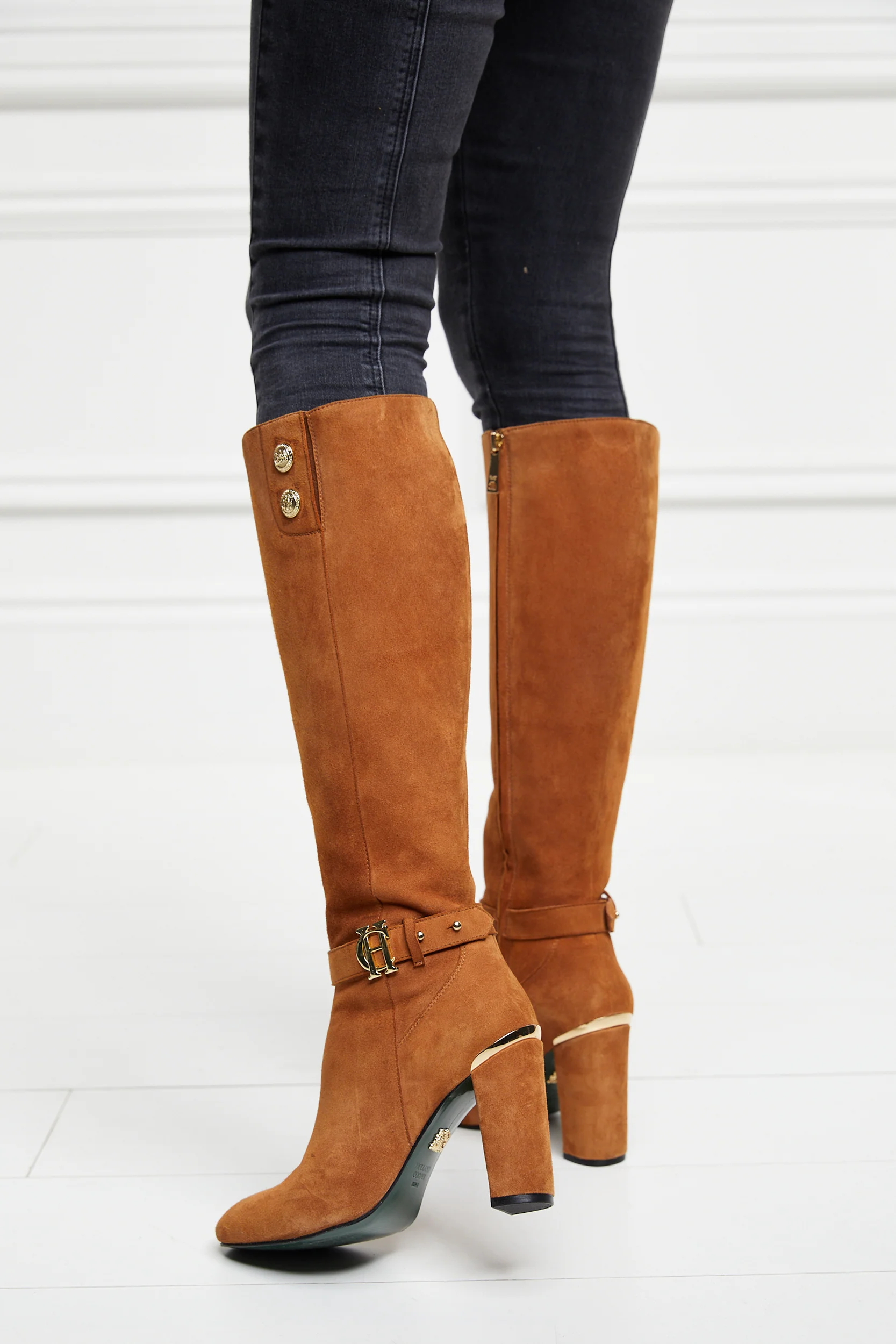 Marlborough Knee Boot (Tan) - Image 8
