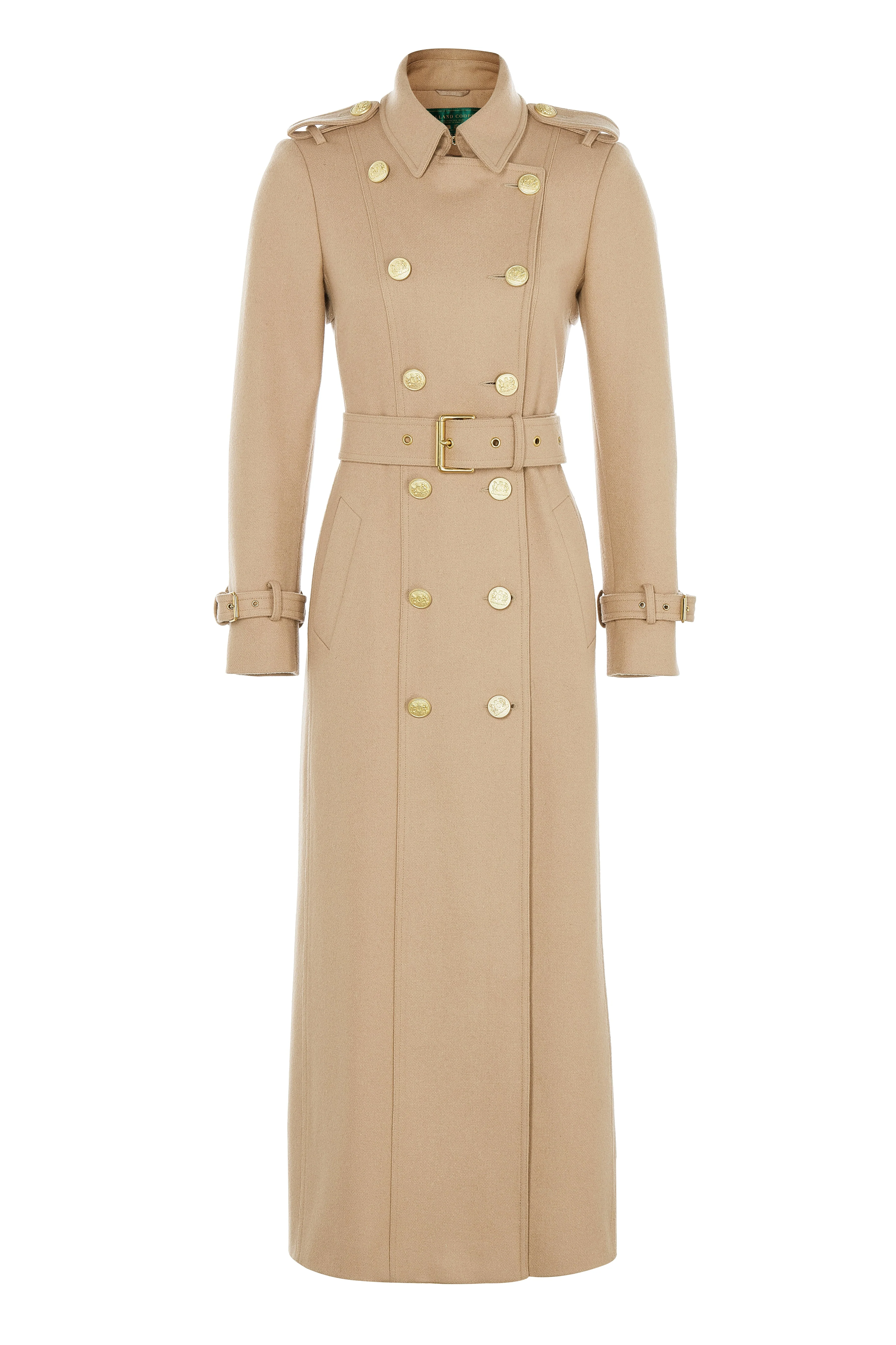 Full Length Marlborough Trench Coat (Camel) - Image 4