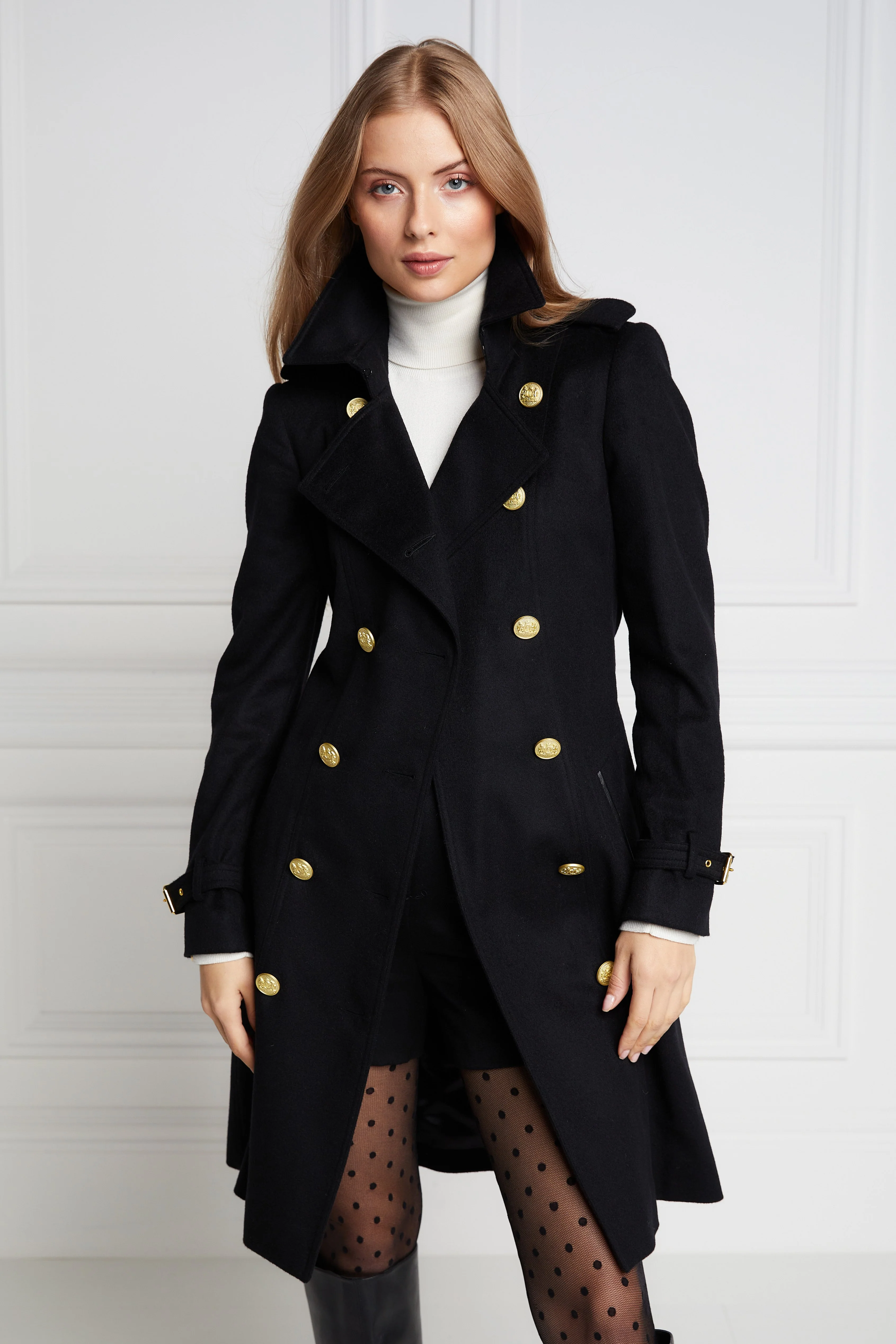 Marlborough Trench Coat (Soft Black) - Image 10