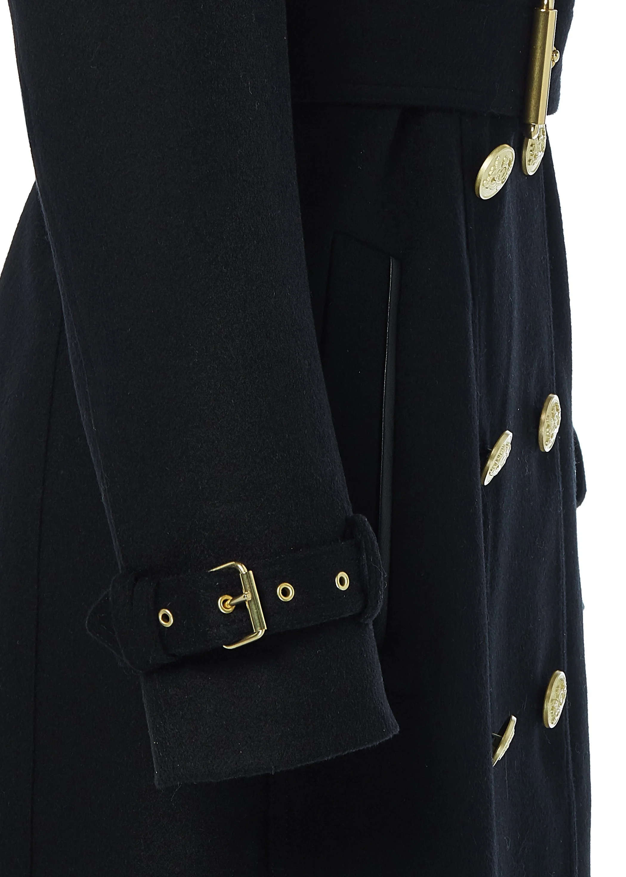 Marlborough Trench Coat (Soft Black) - Image 12