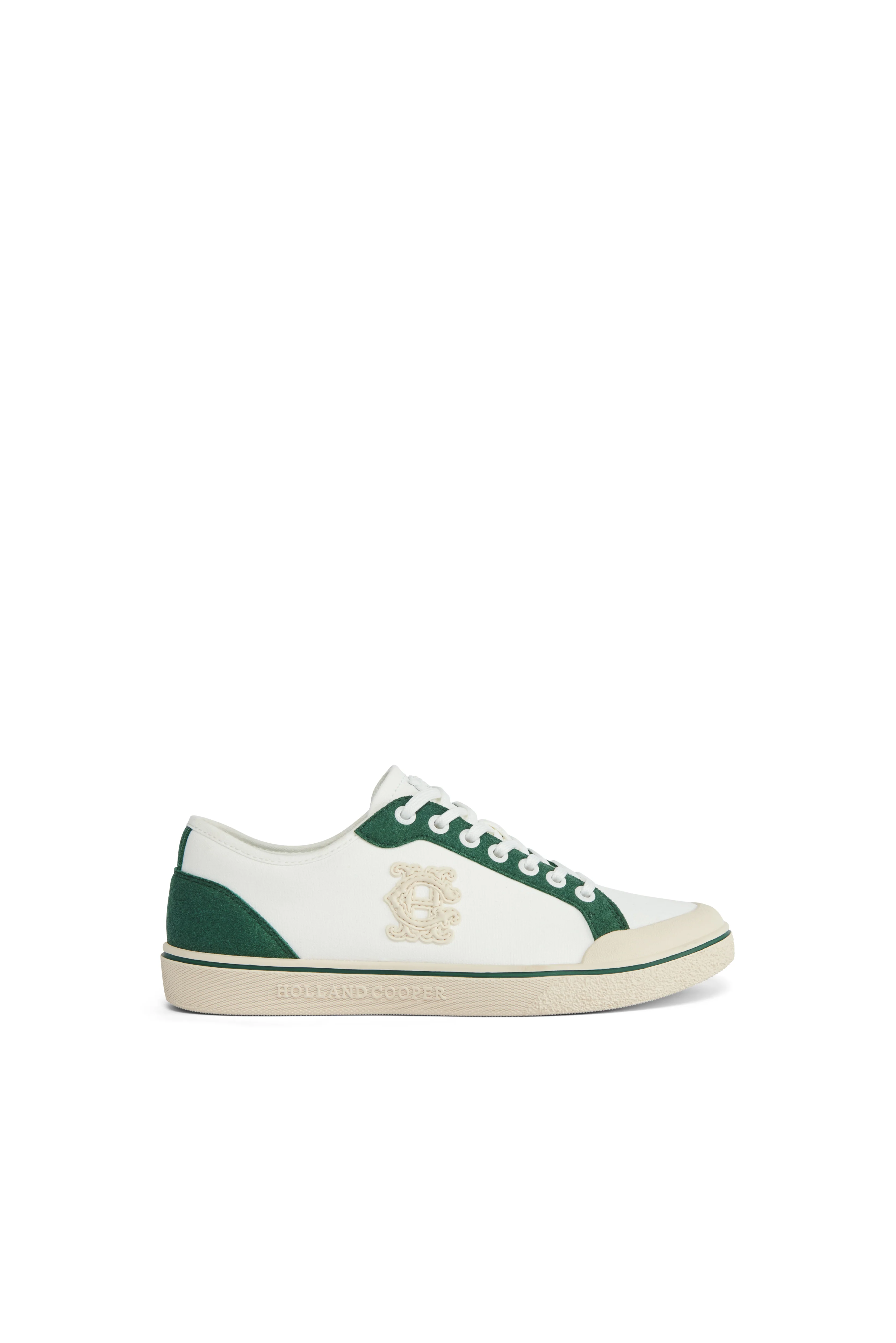 Mayfair Court Trainer (Off White Green) - Image 2