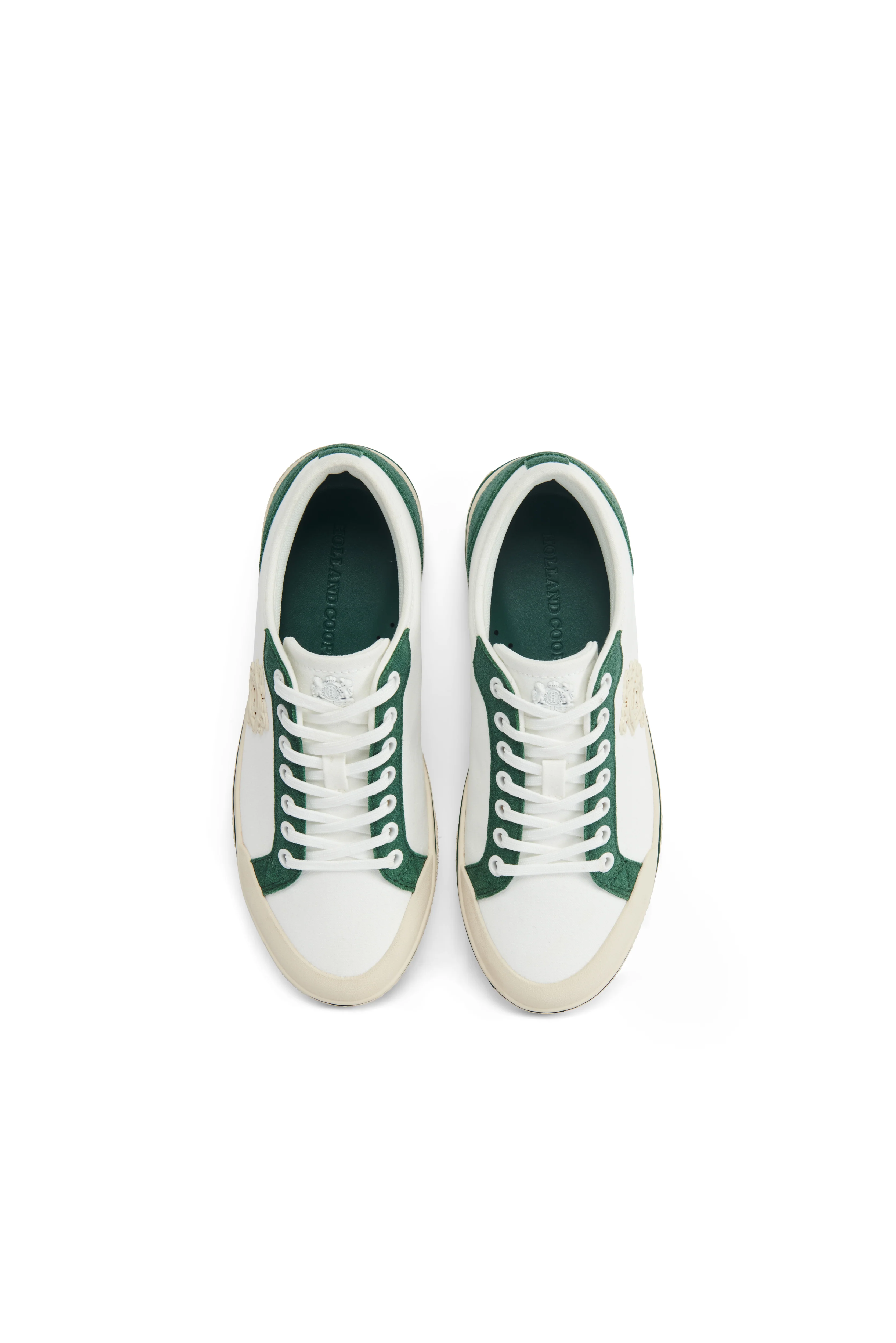Mayfair Court Trainer (Off White Green) - Image 7