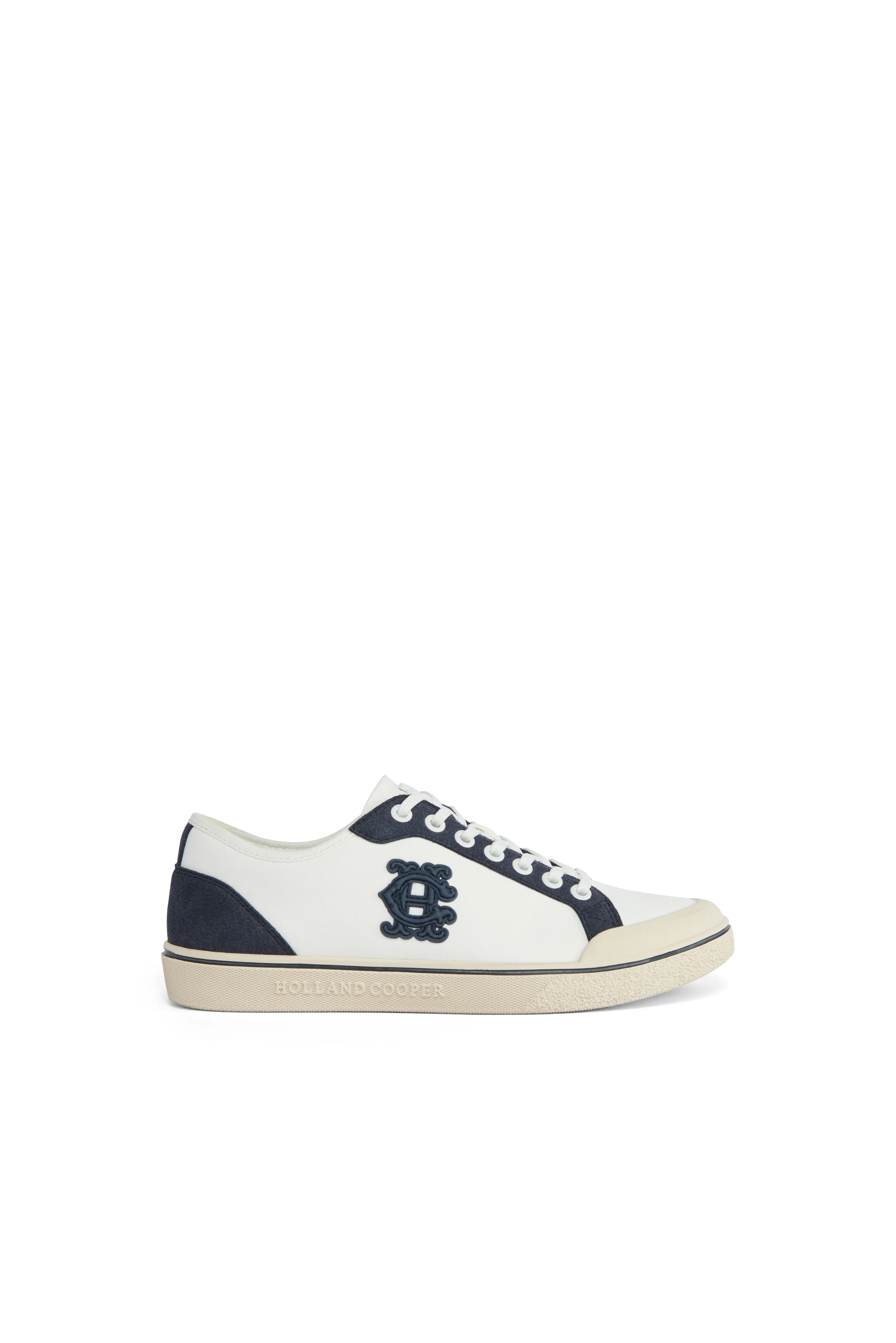 Mayfair Court Trainer (Off White Navy) - Image 5
