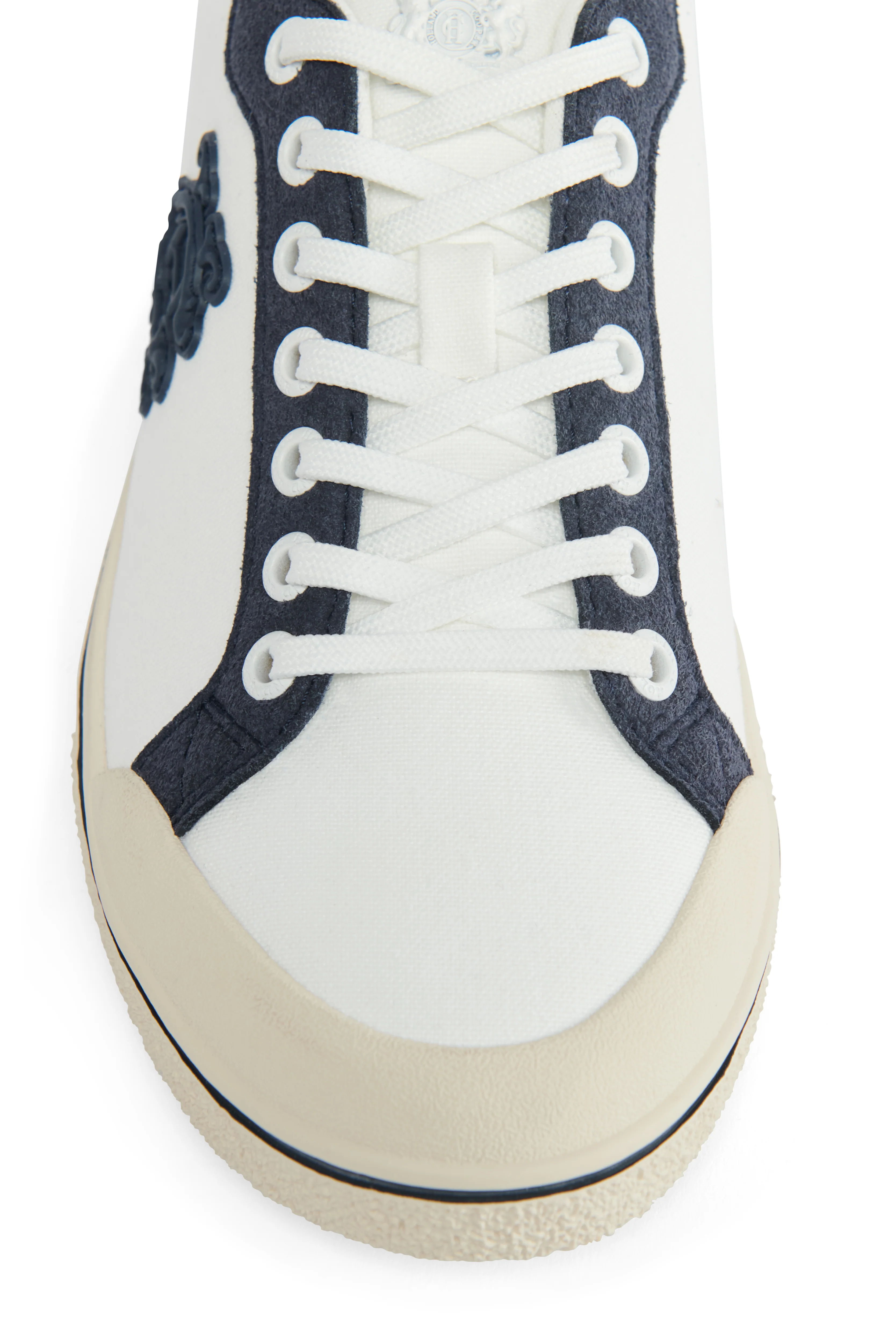 Mayfair Court Trainer (Off White Navy) - Image 9