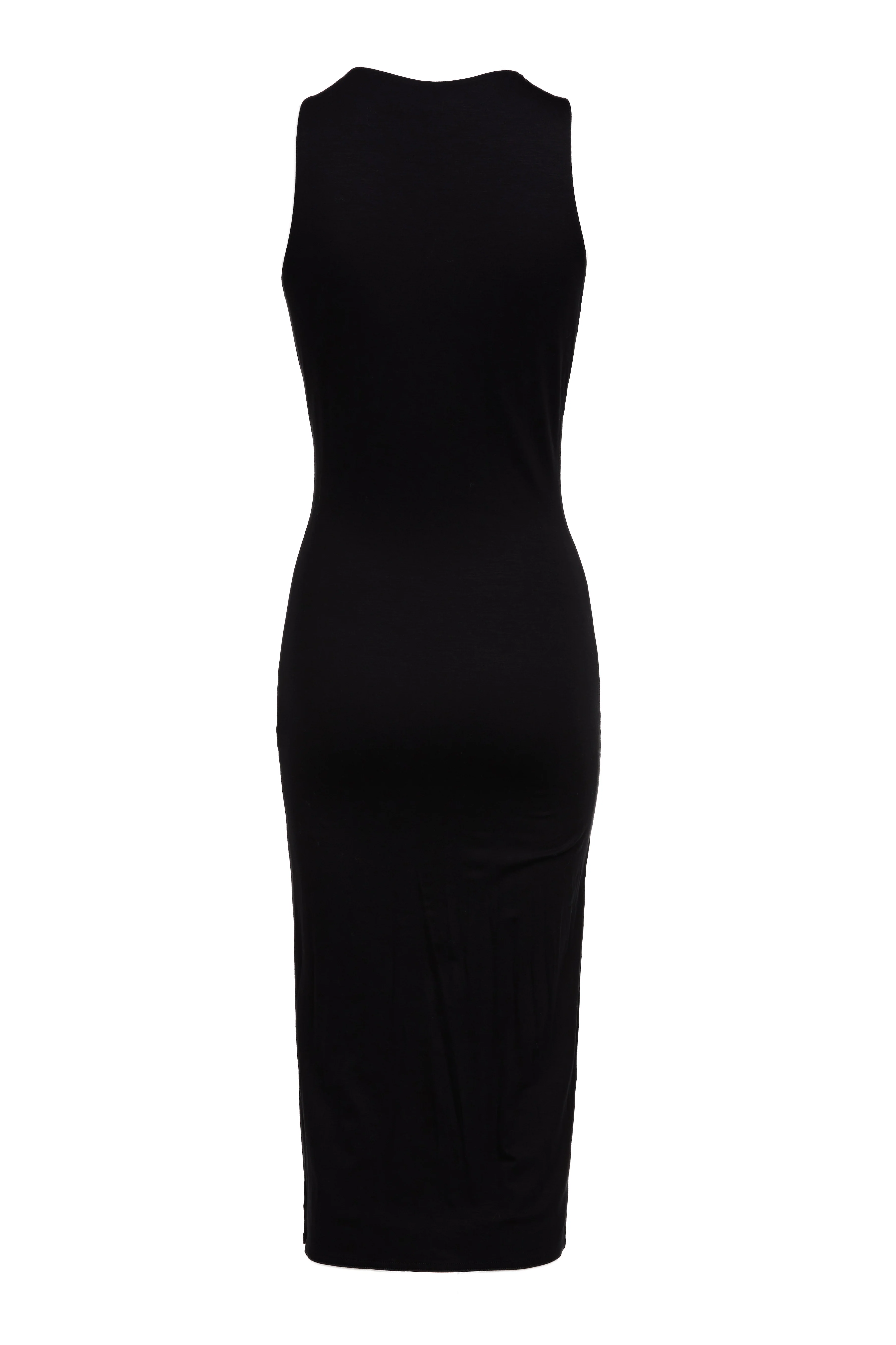 Mayfair Midi Dress (Black) - Image 7
