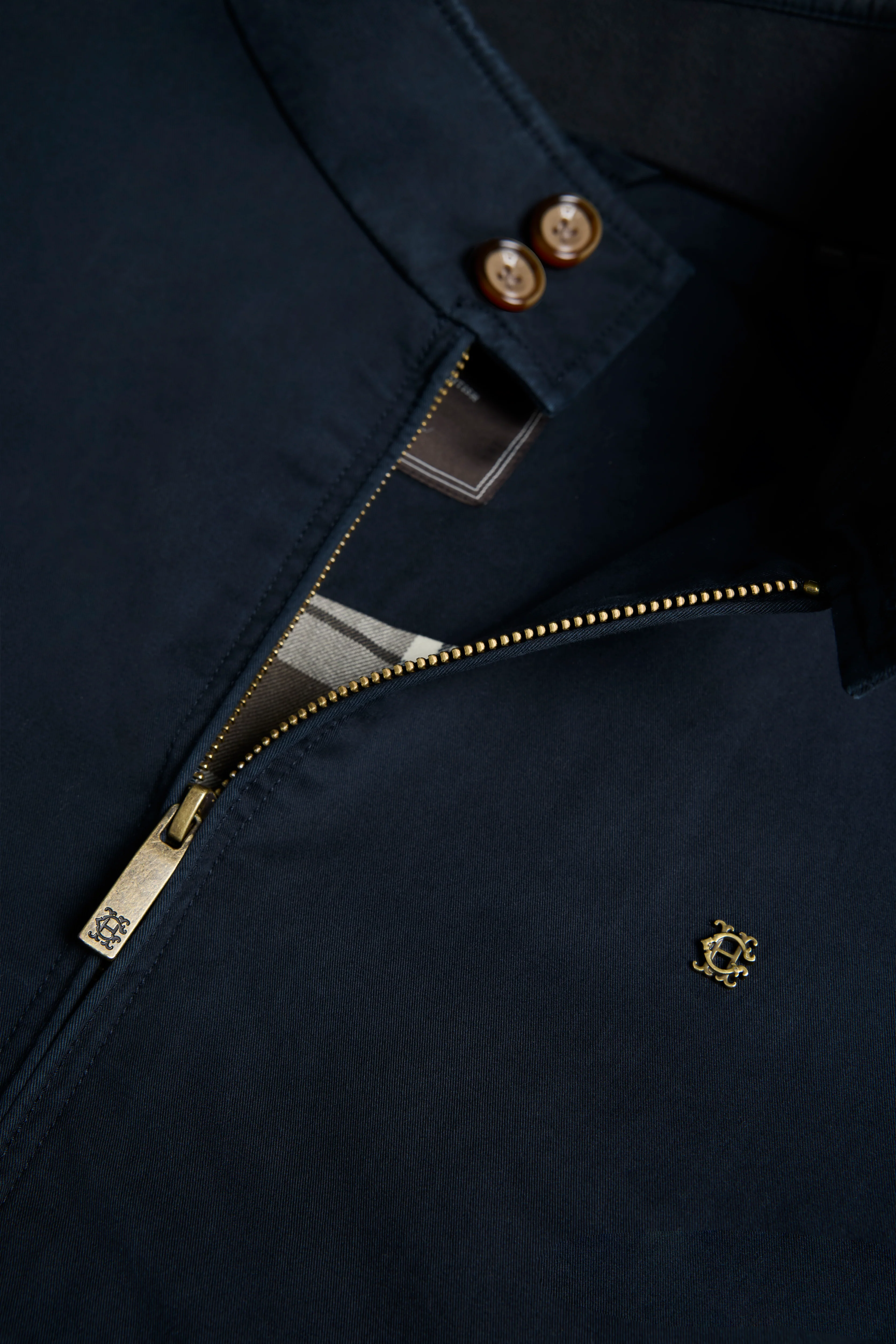 Men's Classic Harrington Jacket (Ink Navy) - Image 10