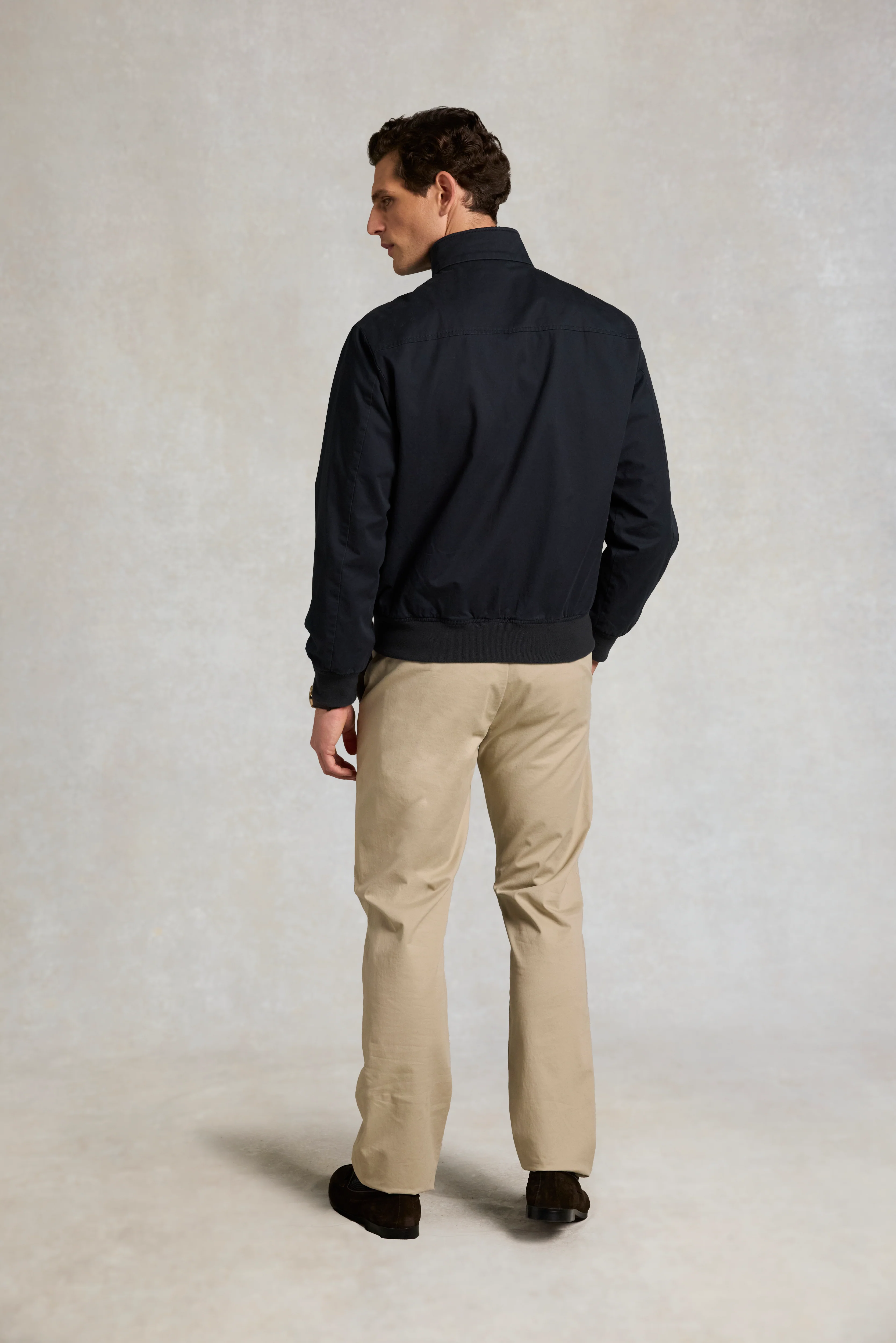 Men's Classic Harrington Jacket (Ink Navy) - Image 6