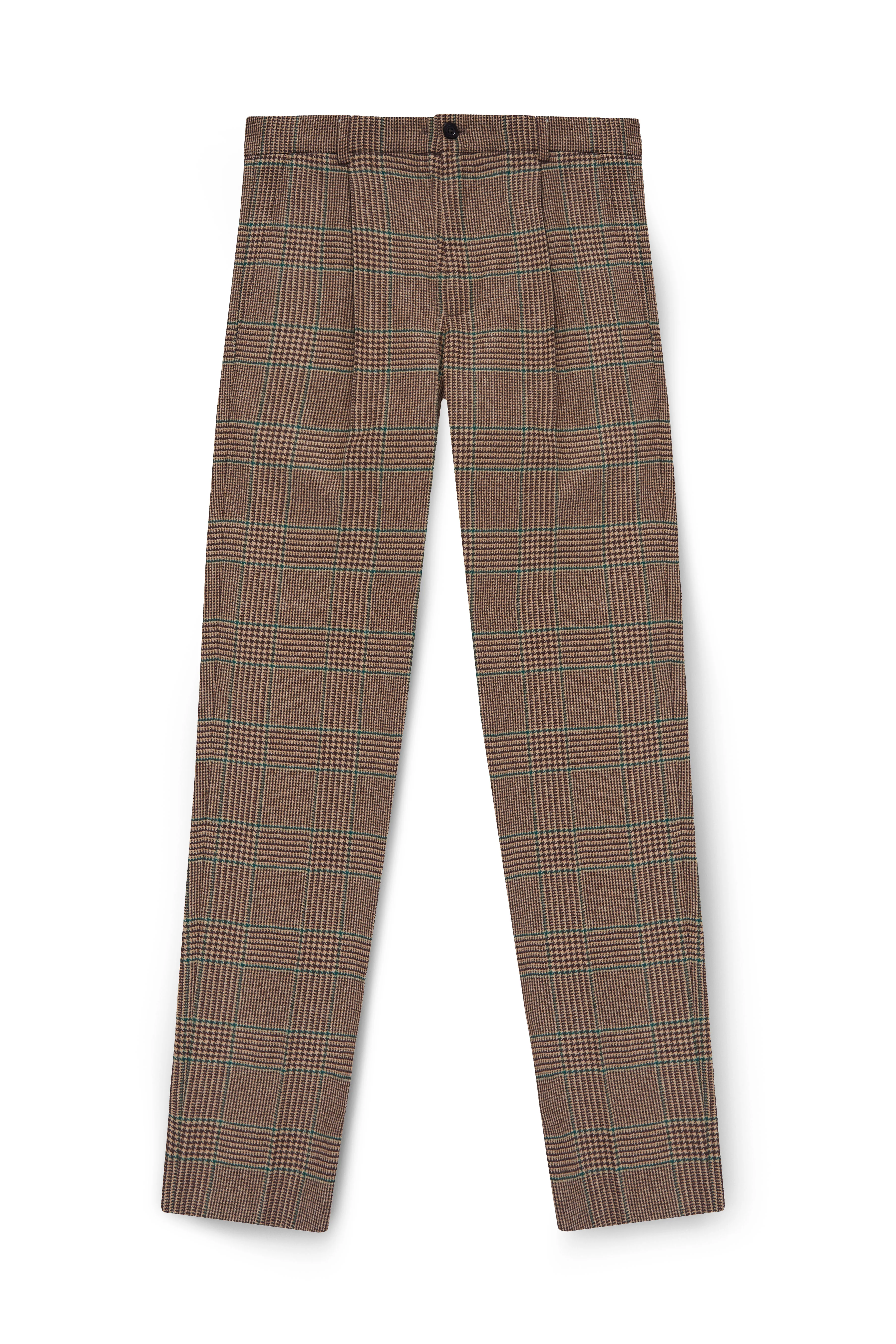The Classic Trouser (Clarence Check Forest) - Image 4