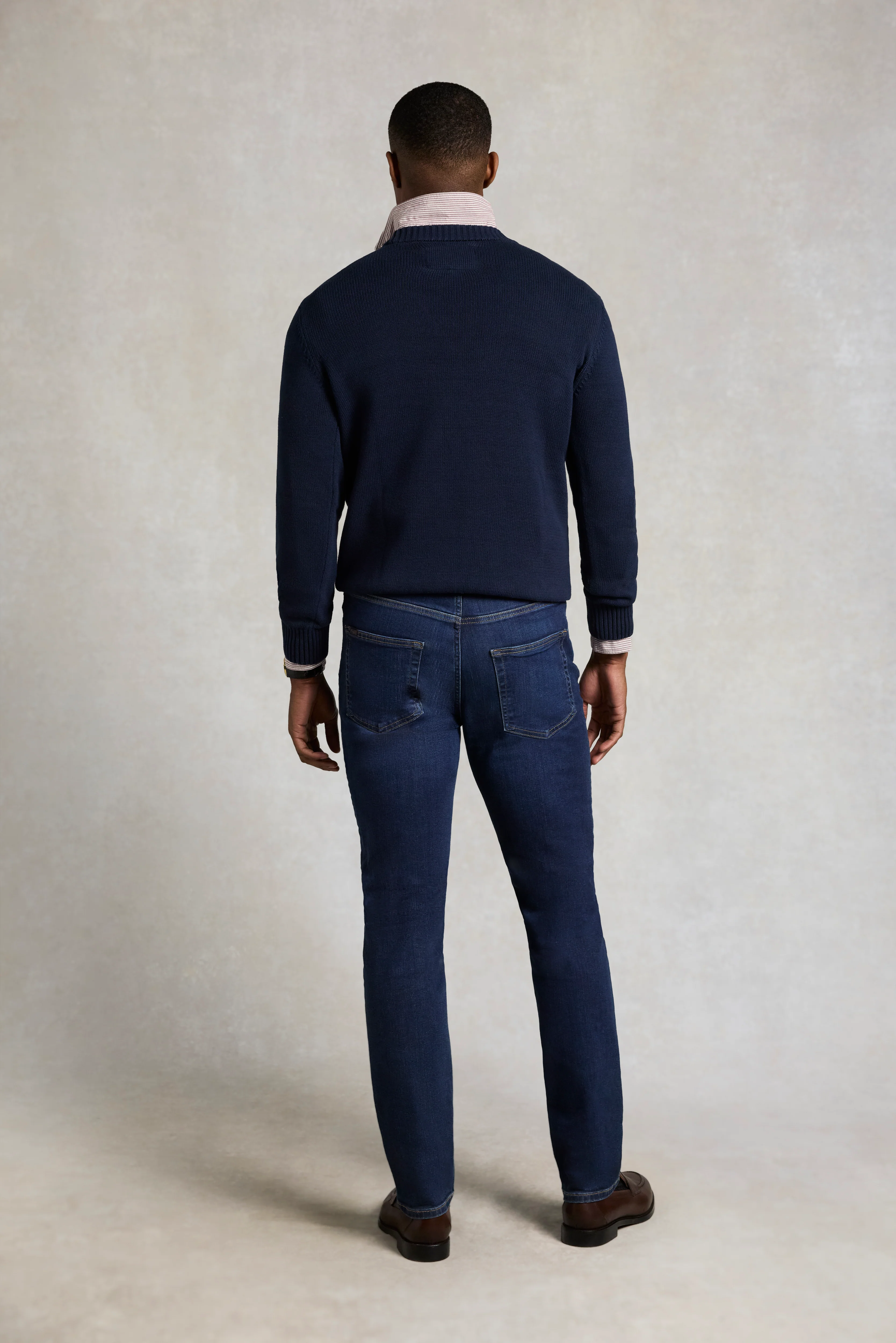 Men's Heritage Crew Neck Knit (Ink Navy) - Image 3