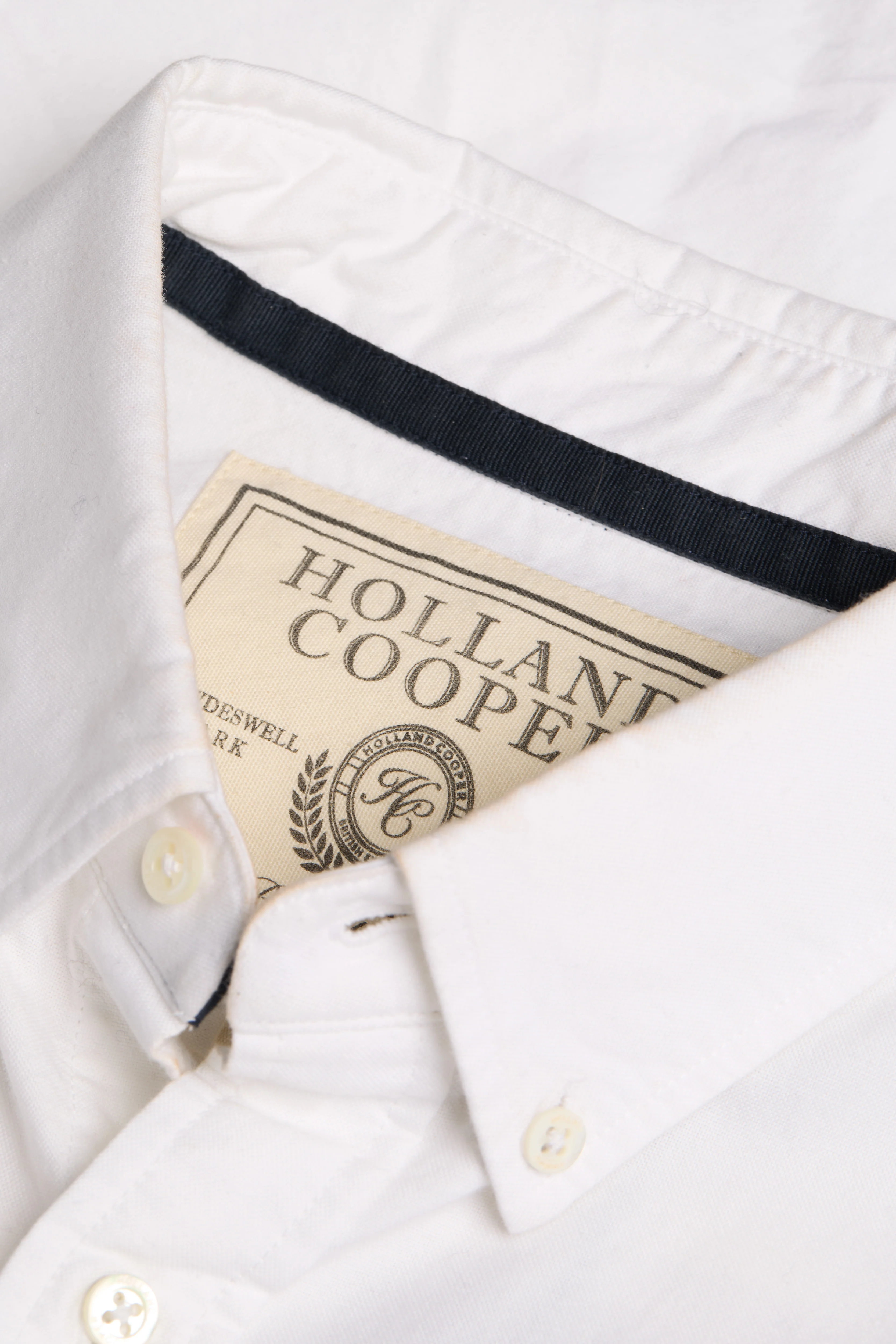 Men's Oxford Shirt (White) - Image 8