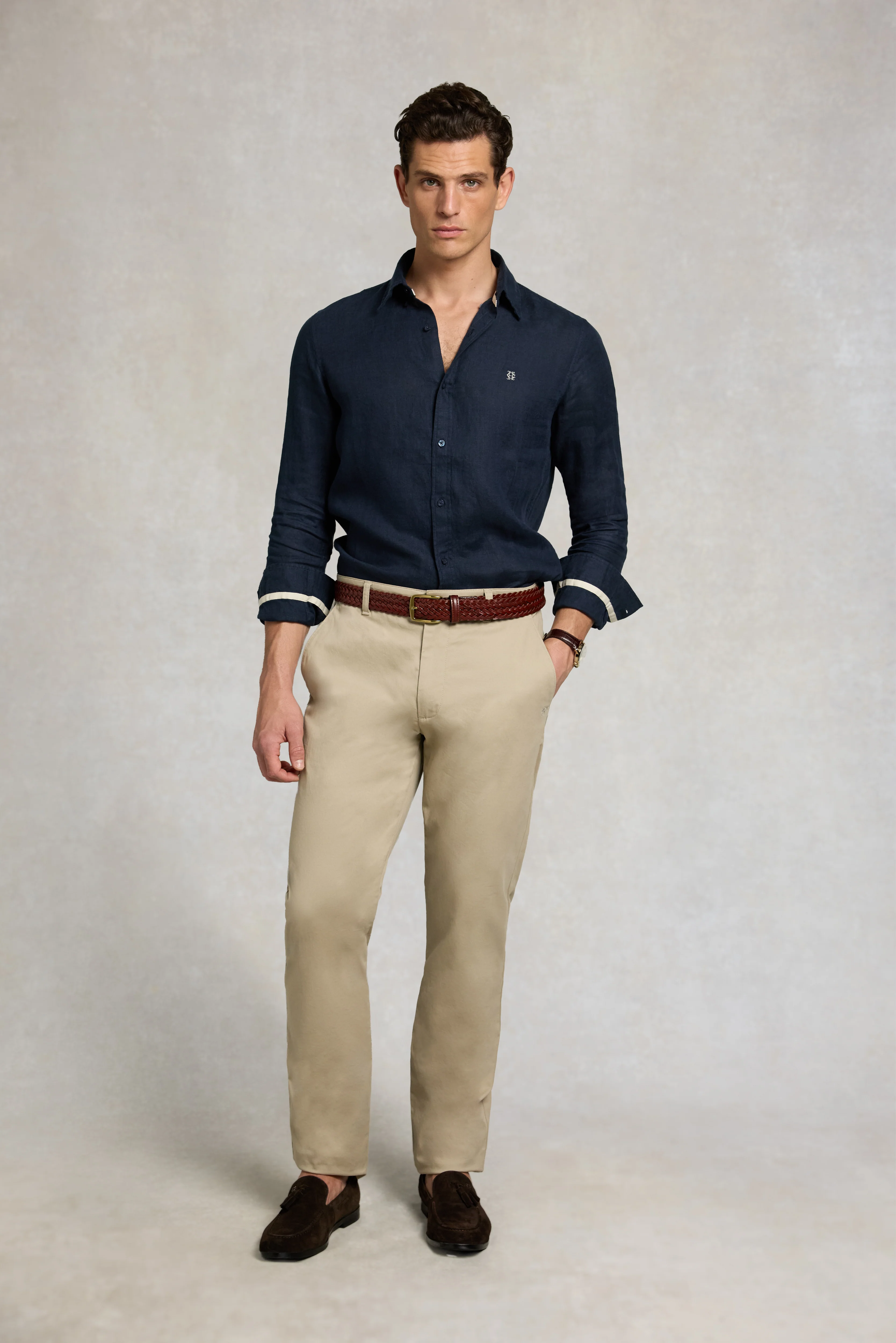 Men's Slim Chino (Light Stone) - Image 2