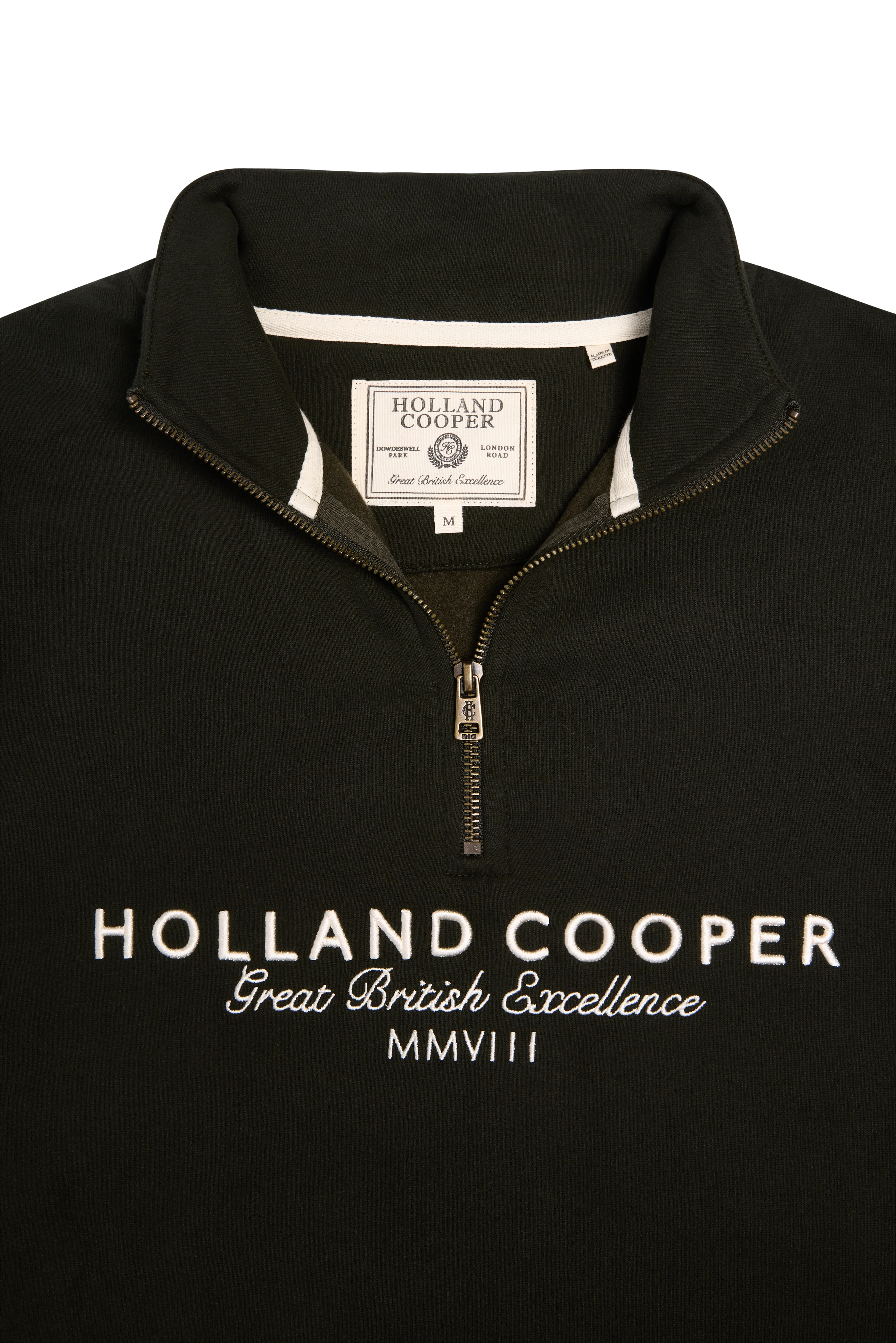 Men's Sporting Goods Zip Henley (Racing Green) - Image 5