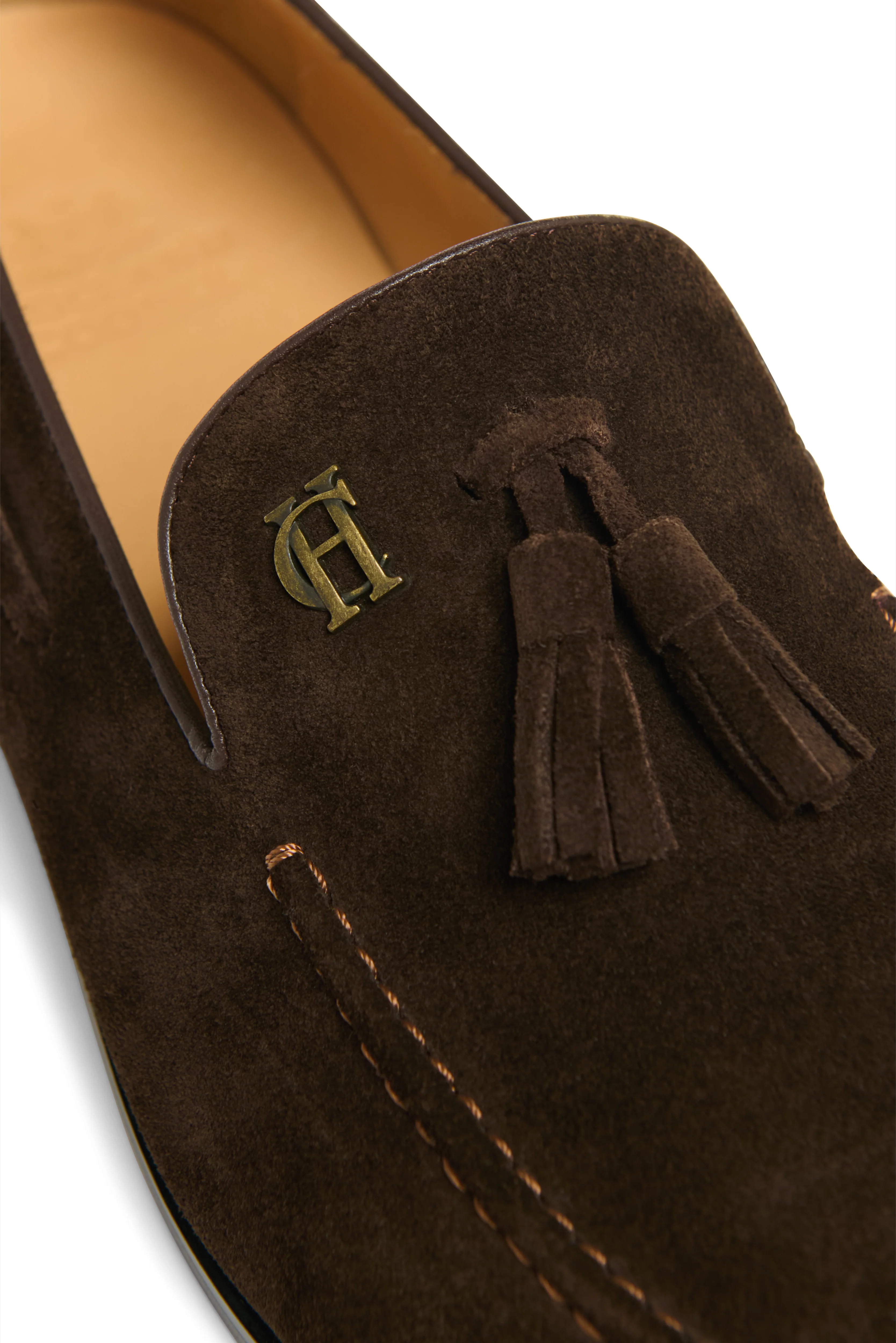 Men's Suede Tassel Loafer (Chocolate) - Image 8