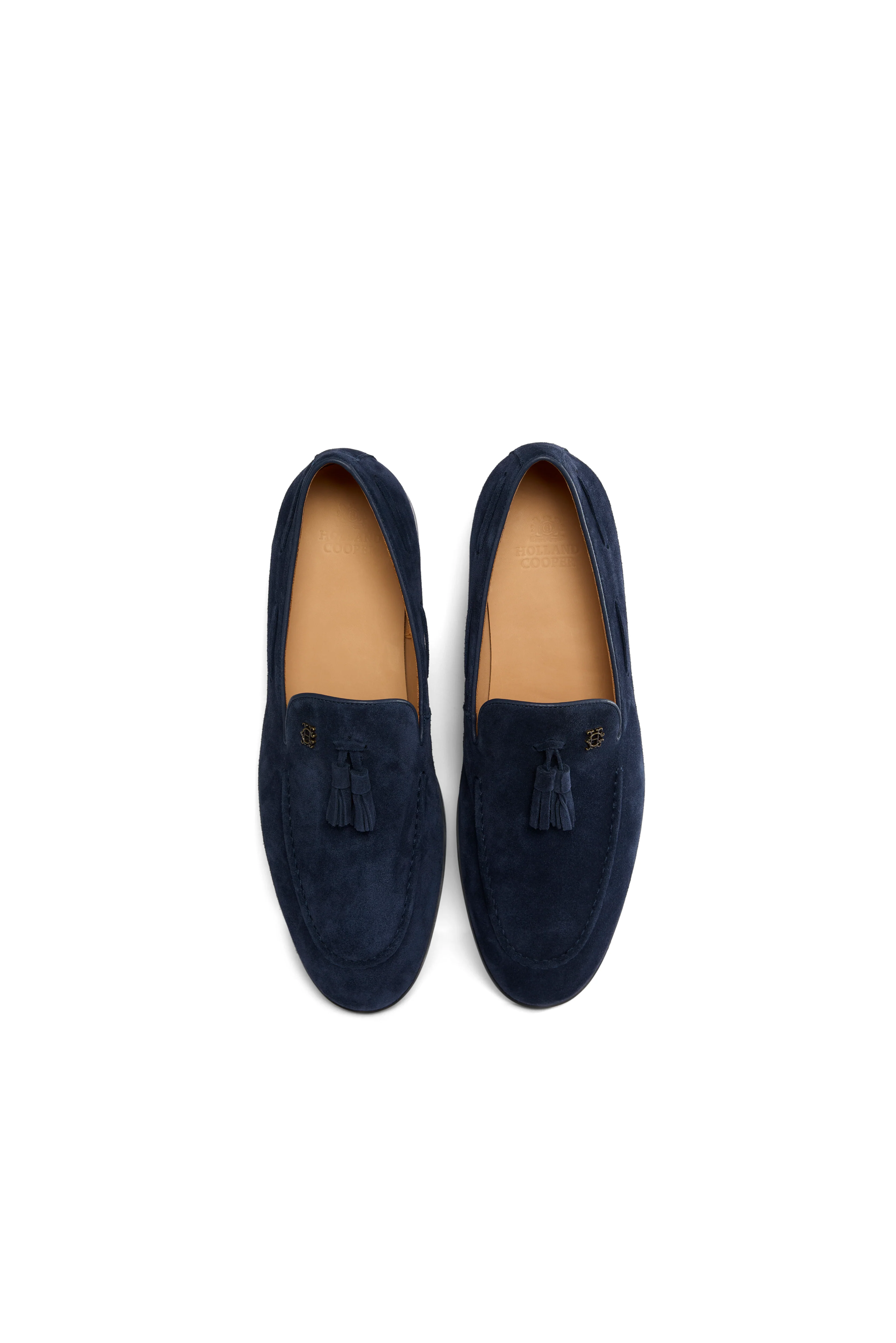 Men's Suede Tassel Loafer (Navy Suede) - Image 5