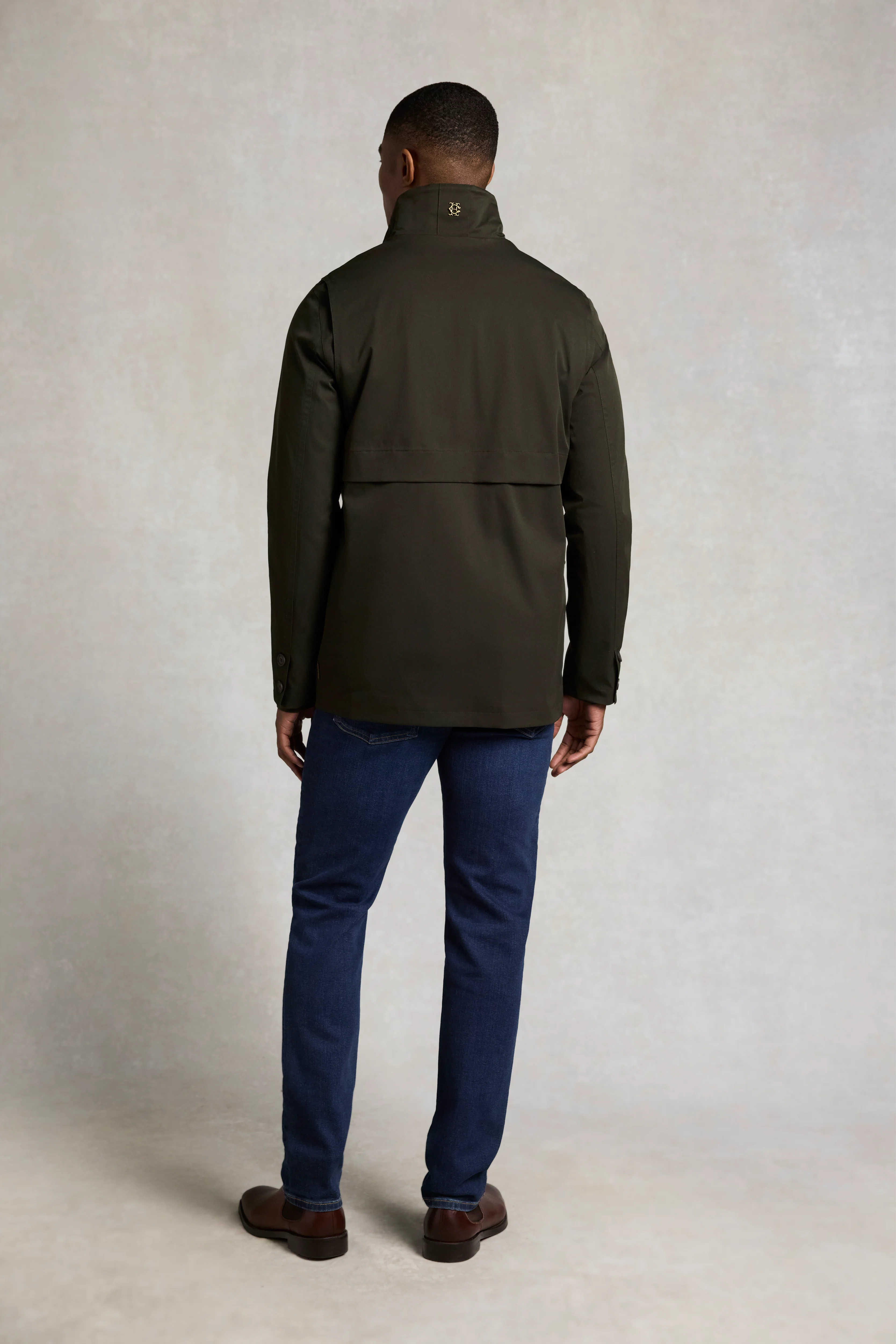 Men's Waterproof Field Coat (Khaki) - Image 4