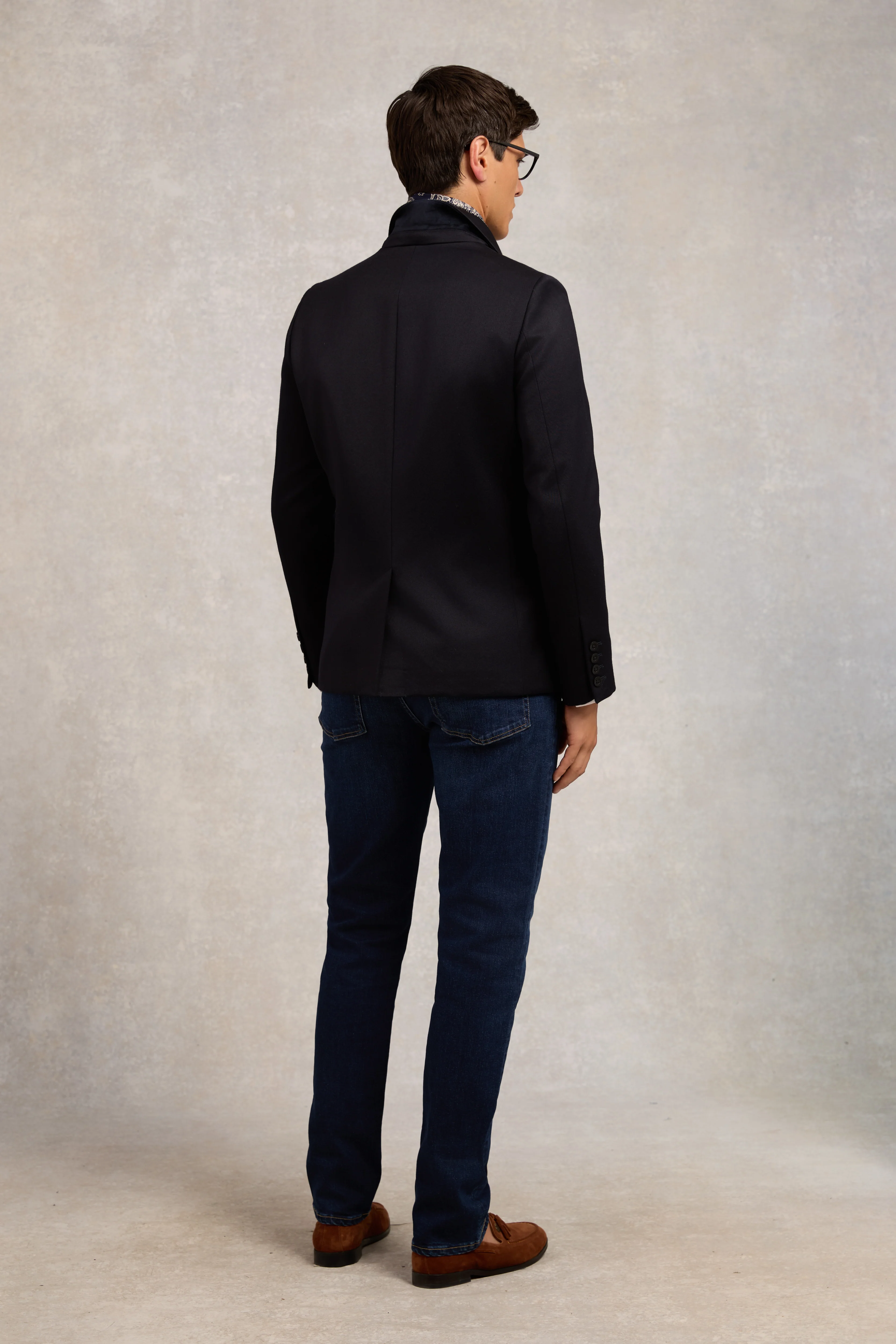 The Double Breasted Blazer (Navy Barathea) - Image 5