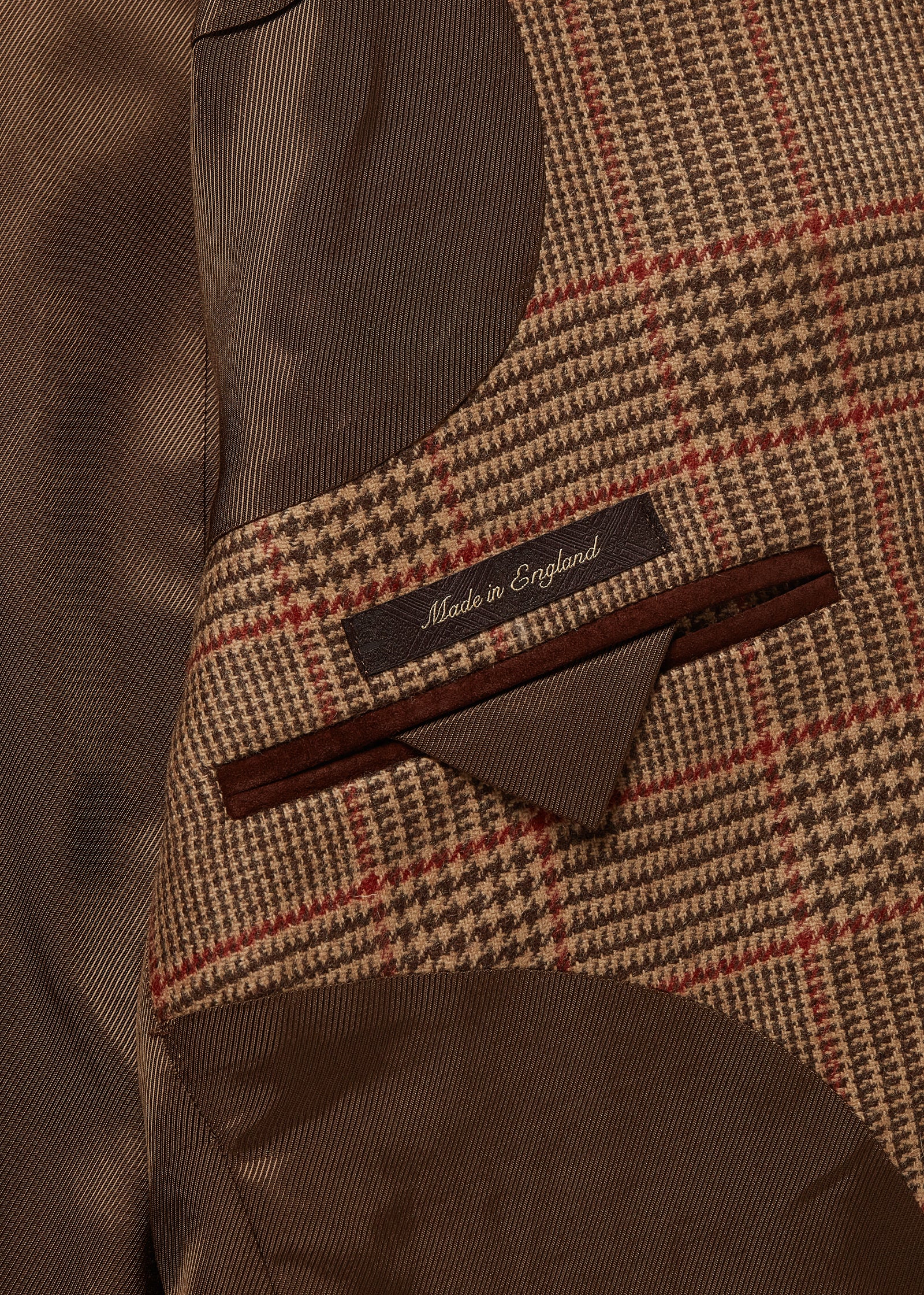 The Single Breasted Blazer (Clarence Check Merlot) - Image 6
