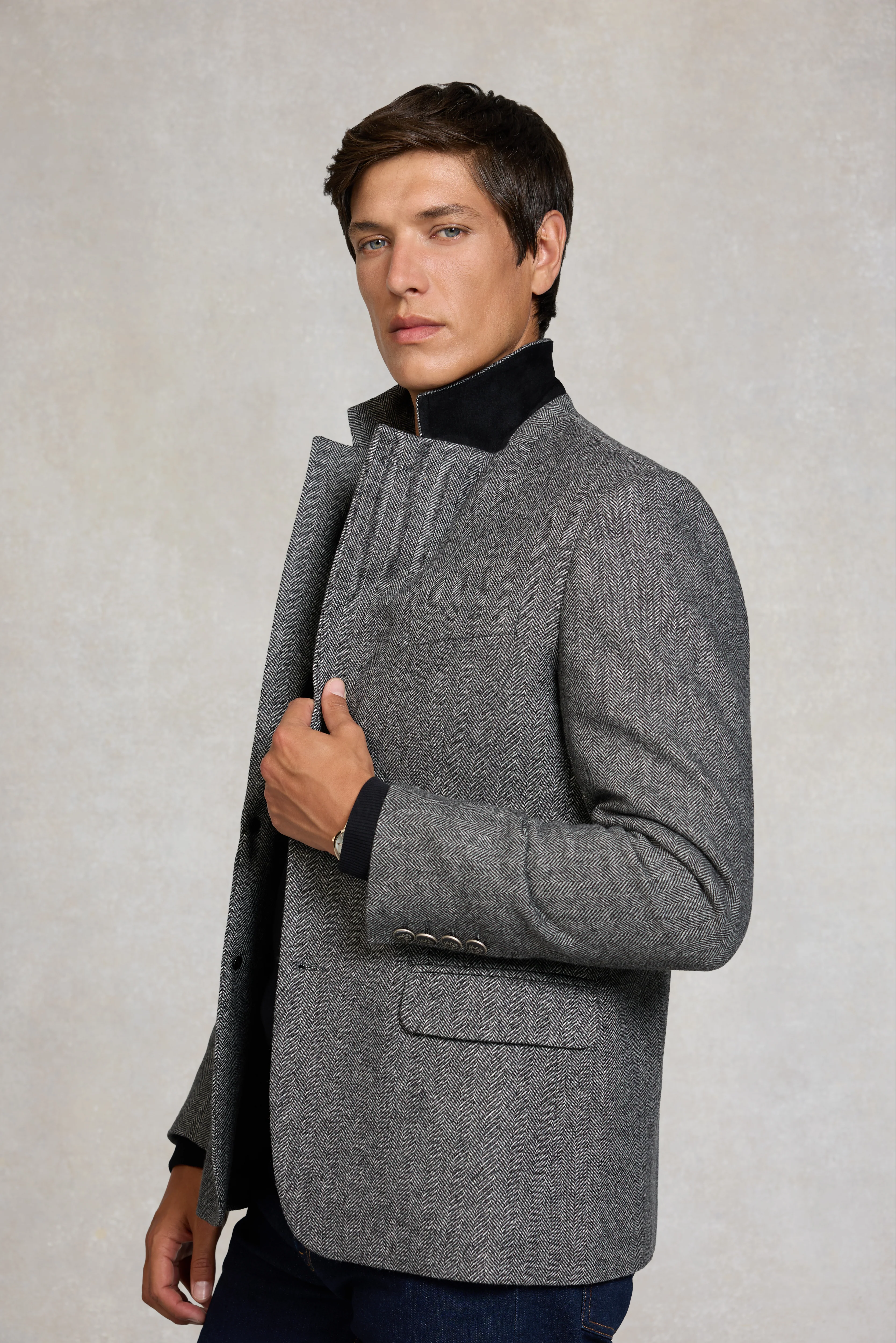 The Single Breasted Blazer (Mono Herringbone) - Image 6