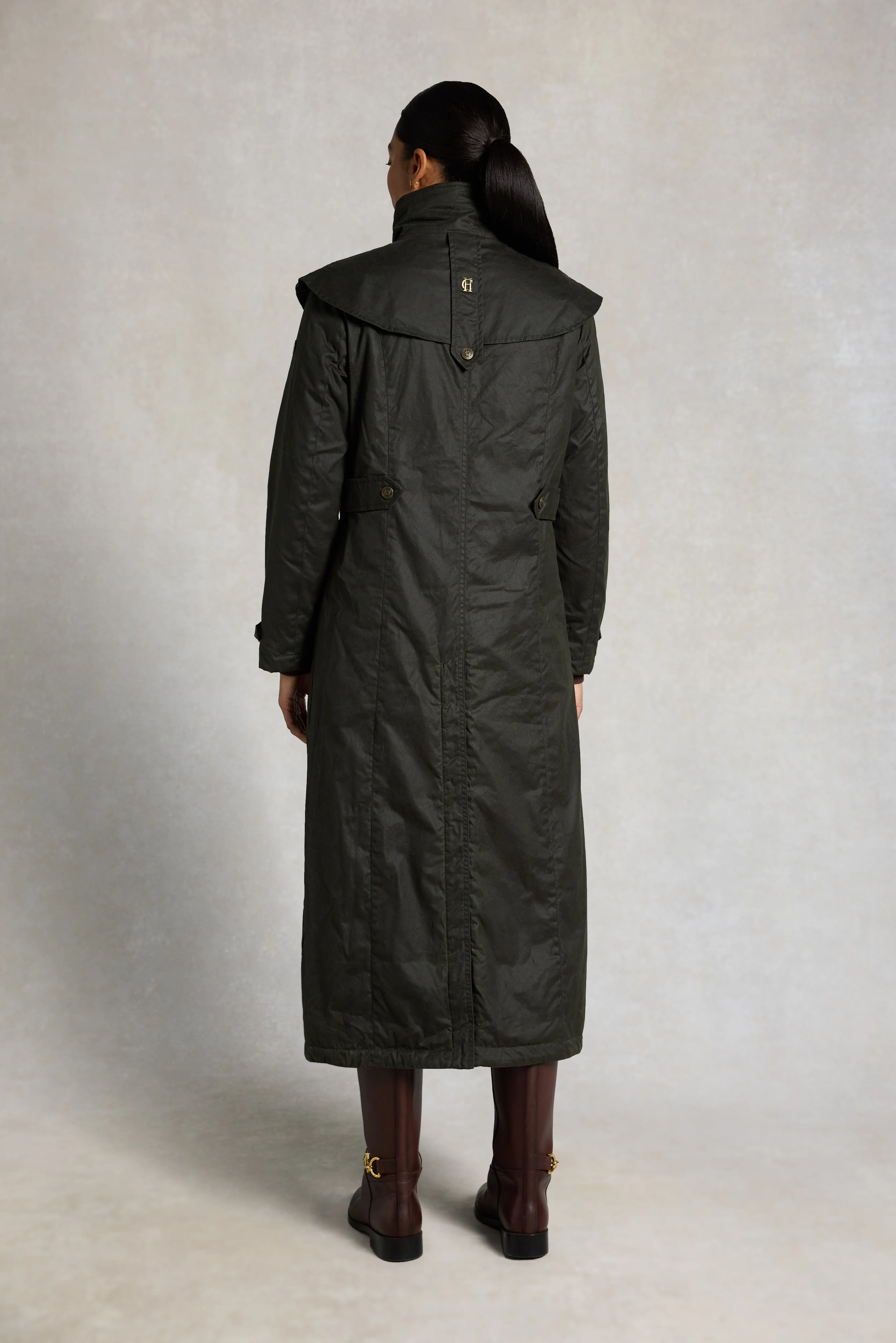 Merissa Wax Stockman Coat (Dark Olive) - Image 5