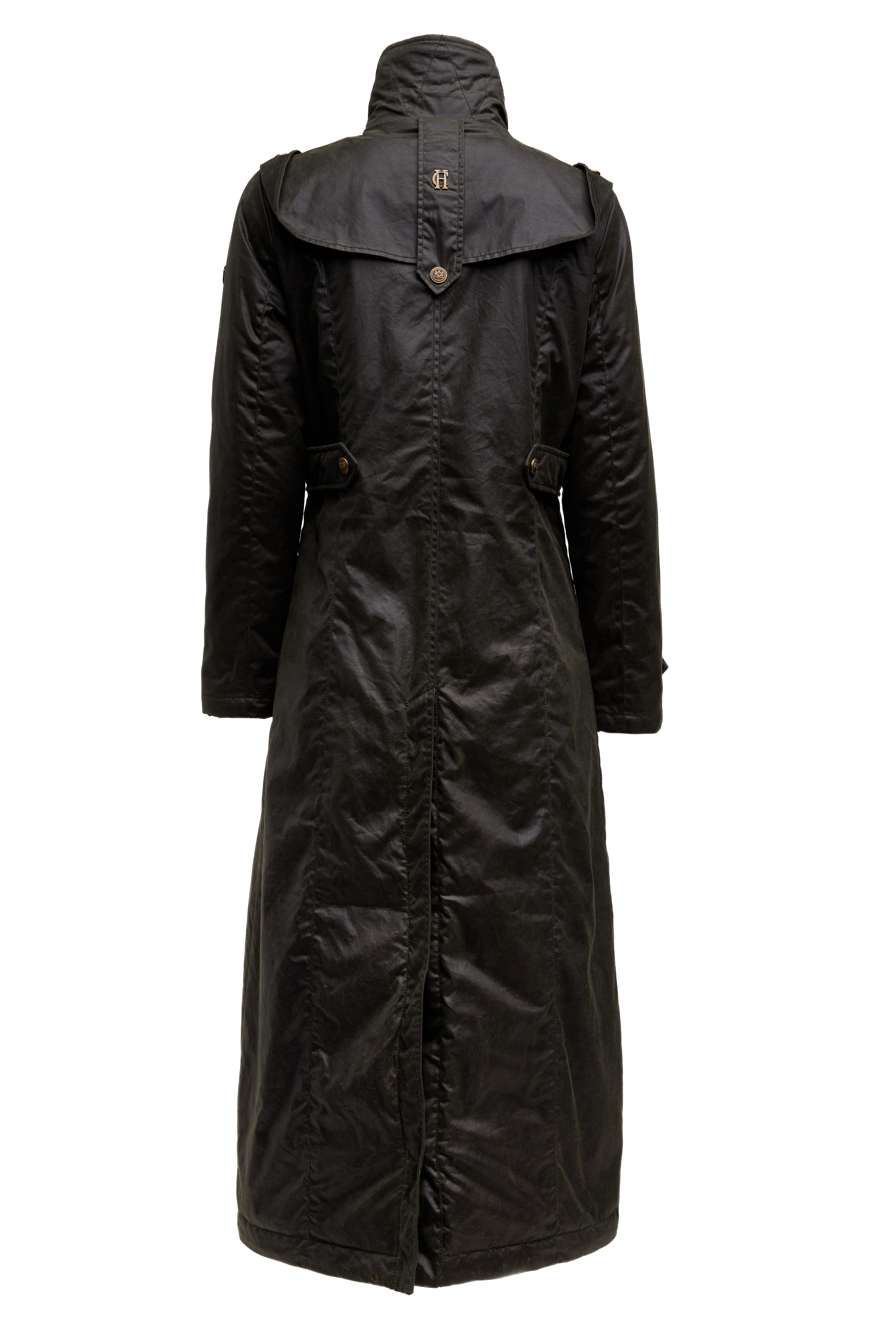 Merissa Wax Stockman Coat (Dark Olive) - Image 7