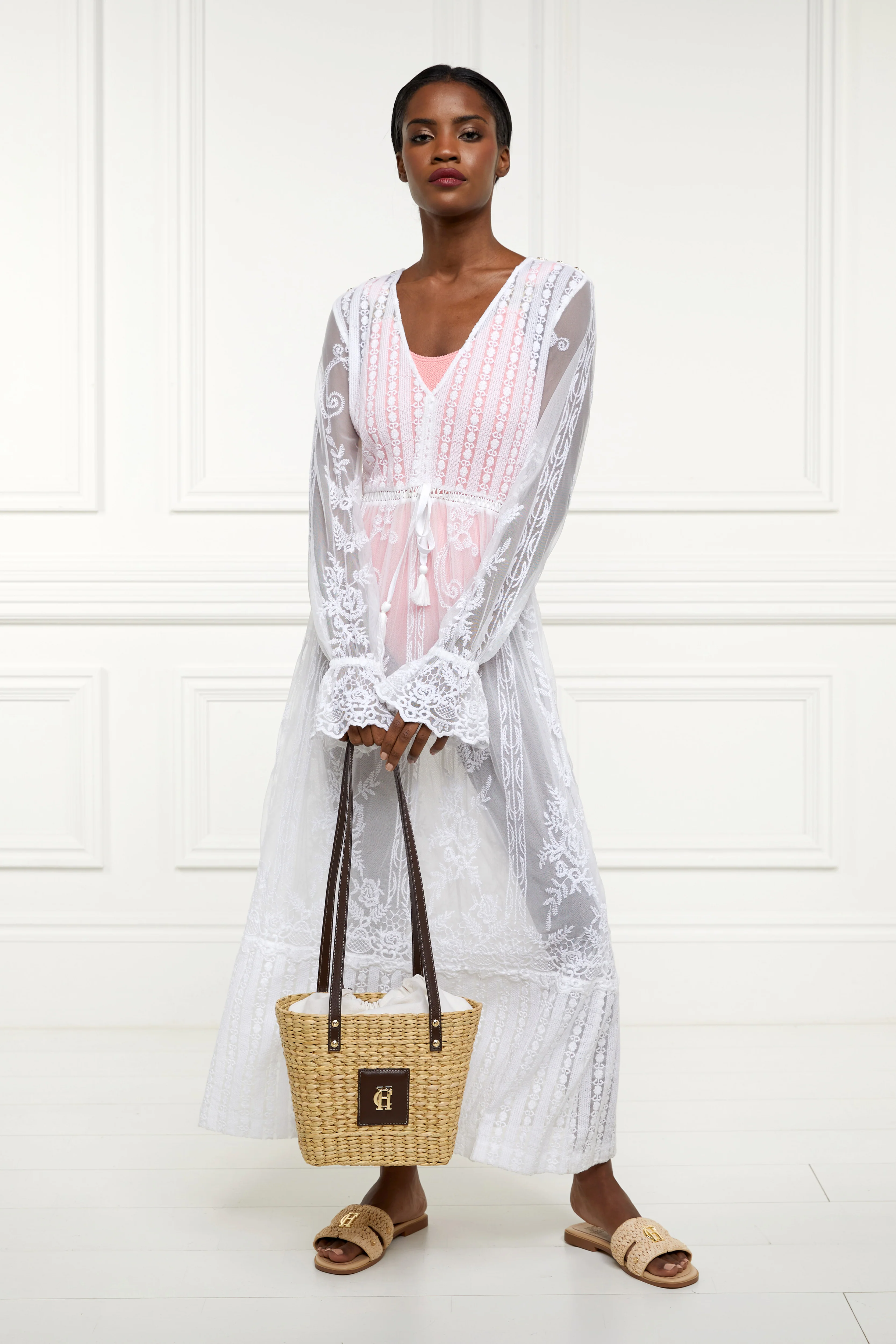 Mika Beach Dress (White) - Image 3