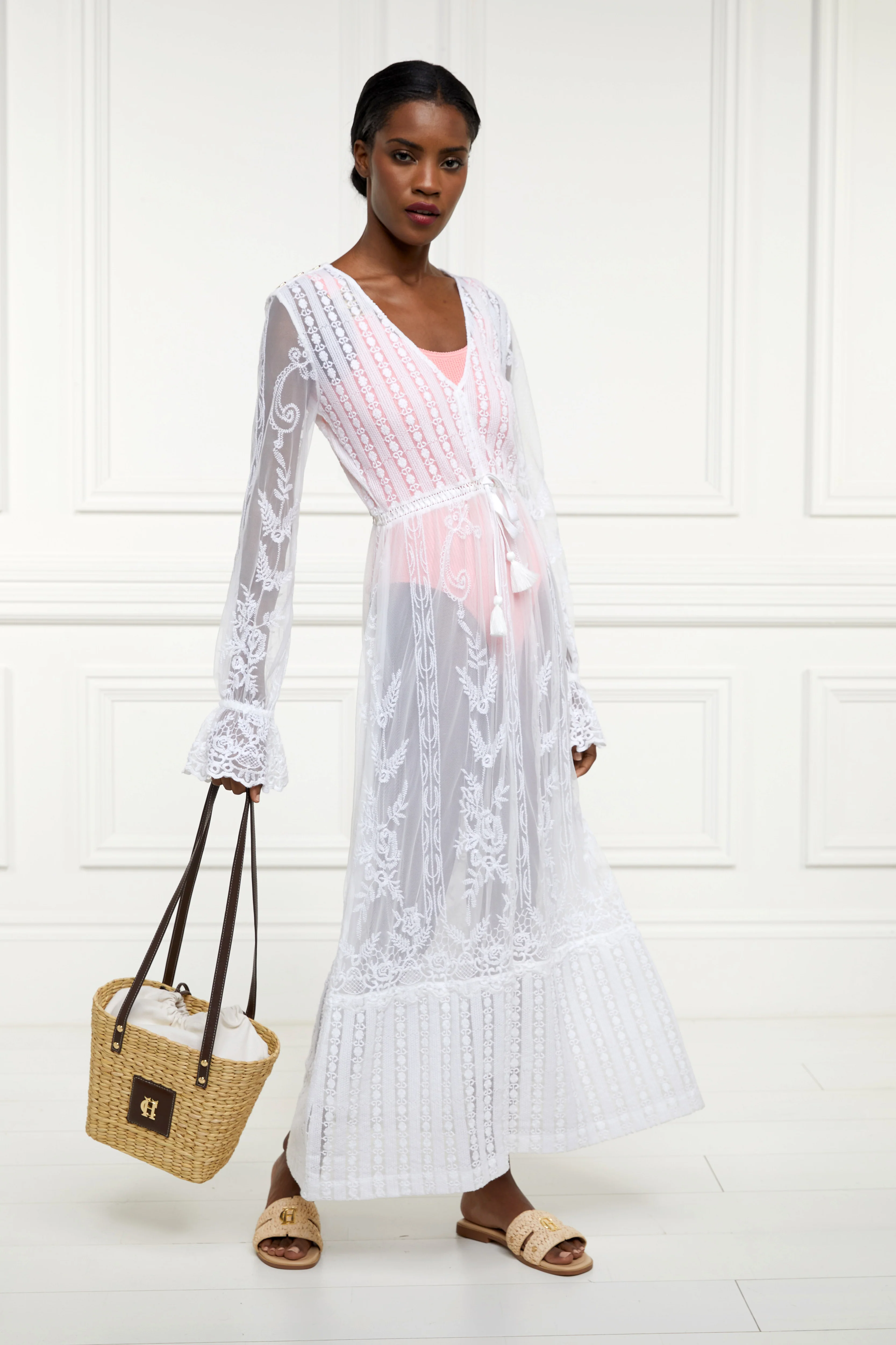 Mika Beach Dress (White) - Image 6