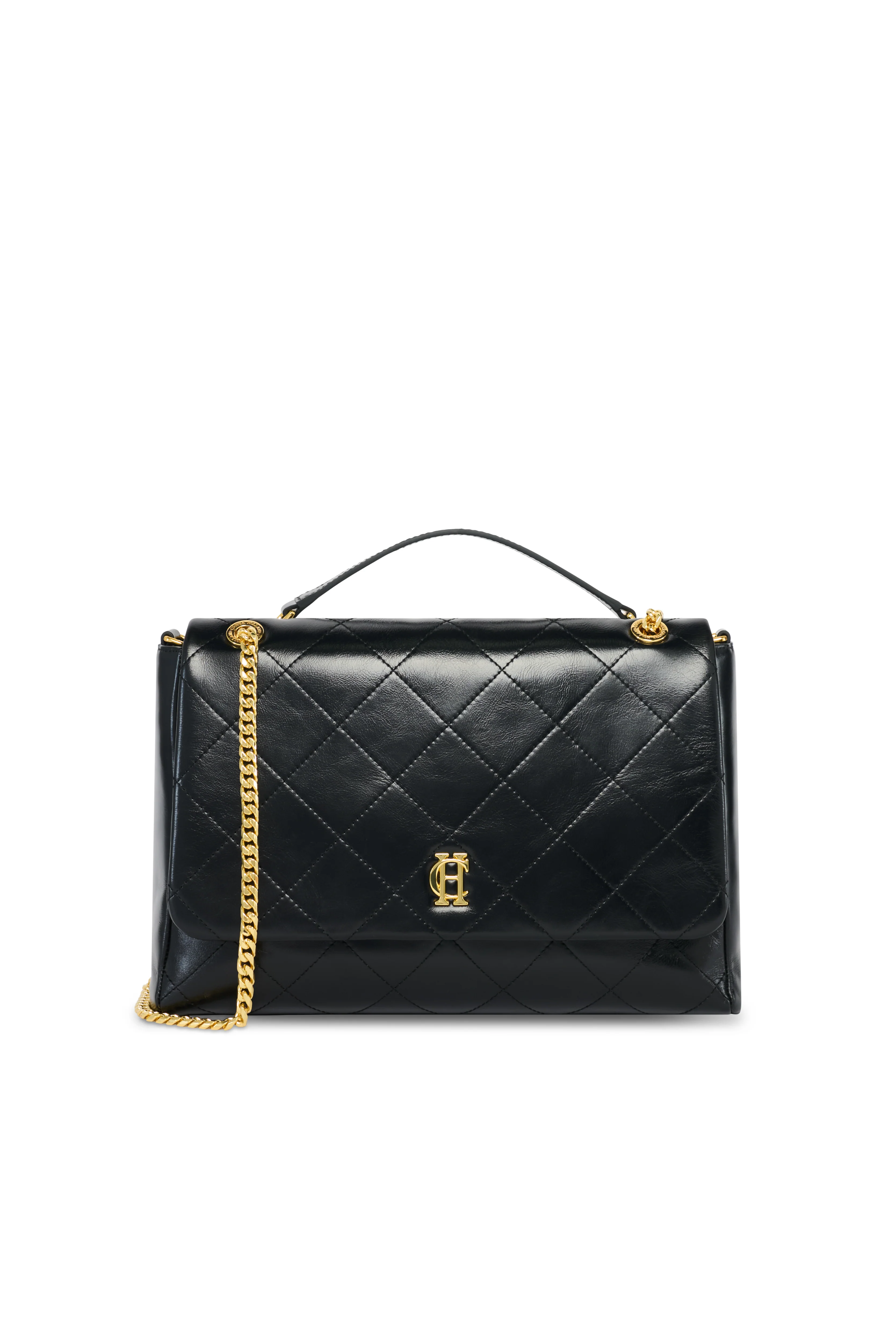 Milan Shoulder Bag (Black) - Image 4
