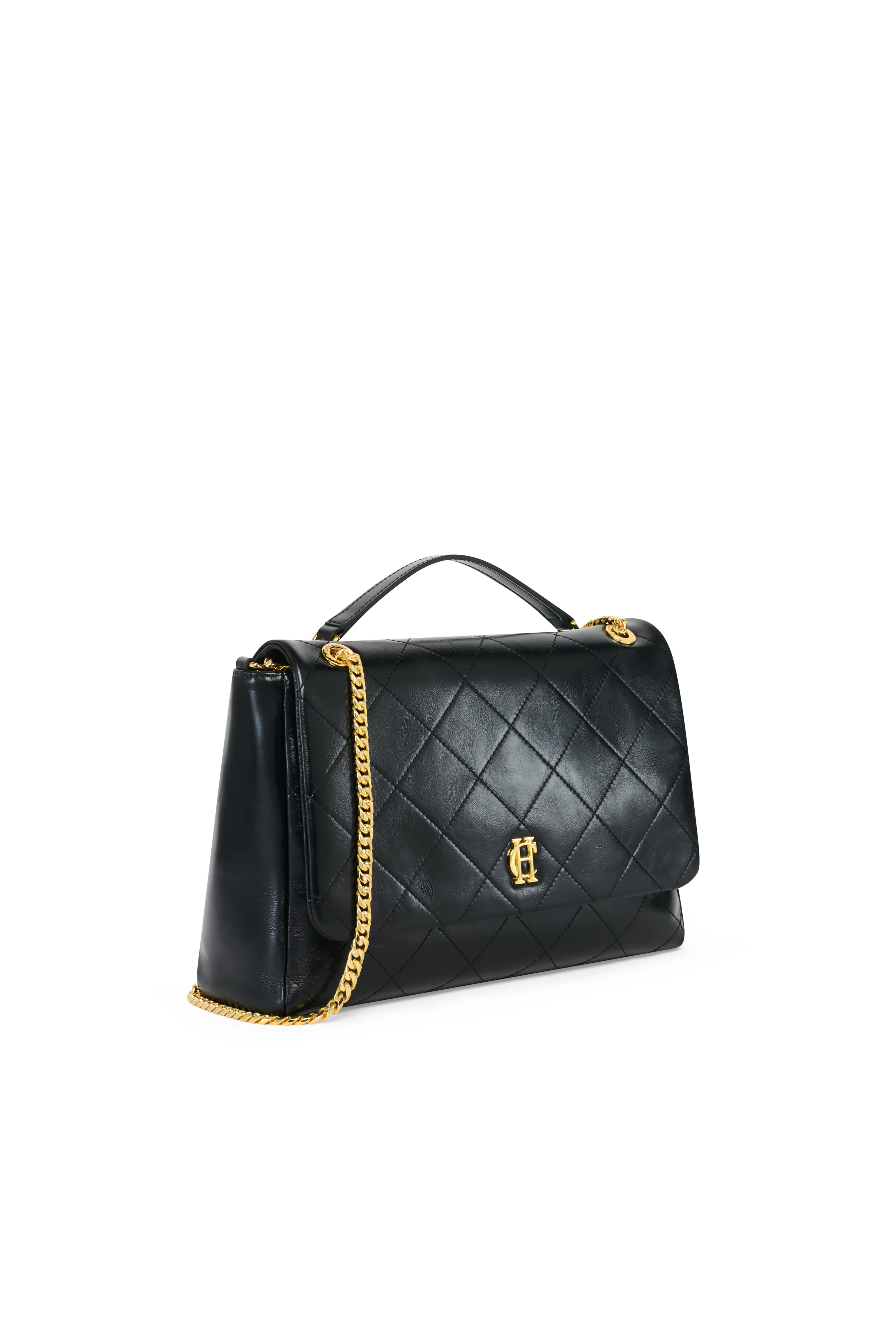 Milan Shoulder Bag (Black) - Image 8