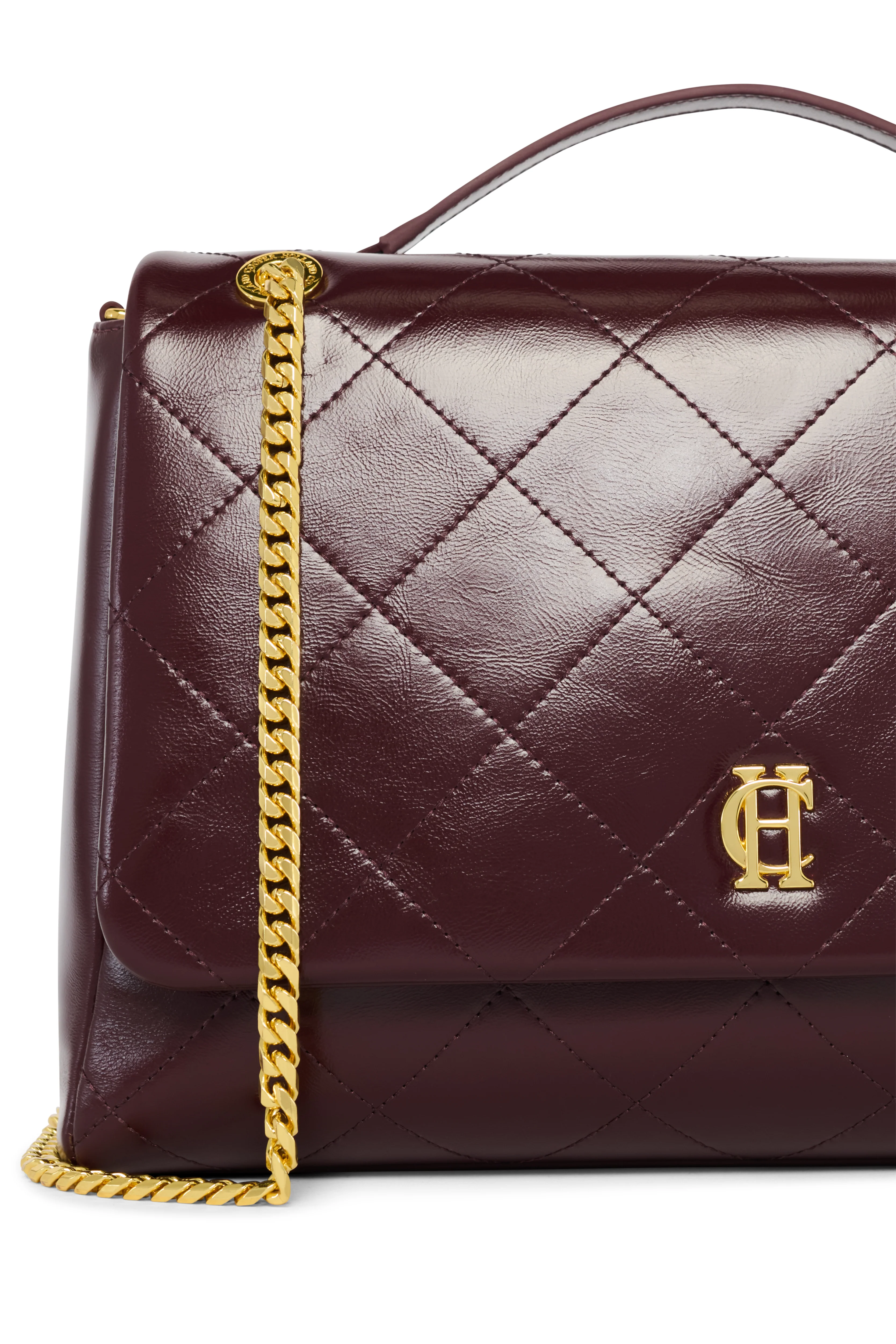 Milan Shoulder Bag (Oxblood) - Image 6