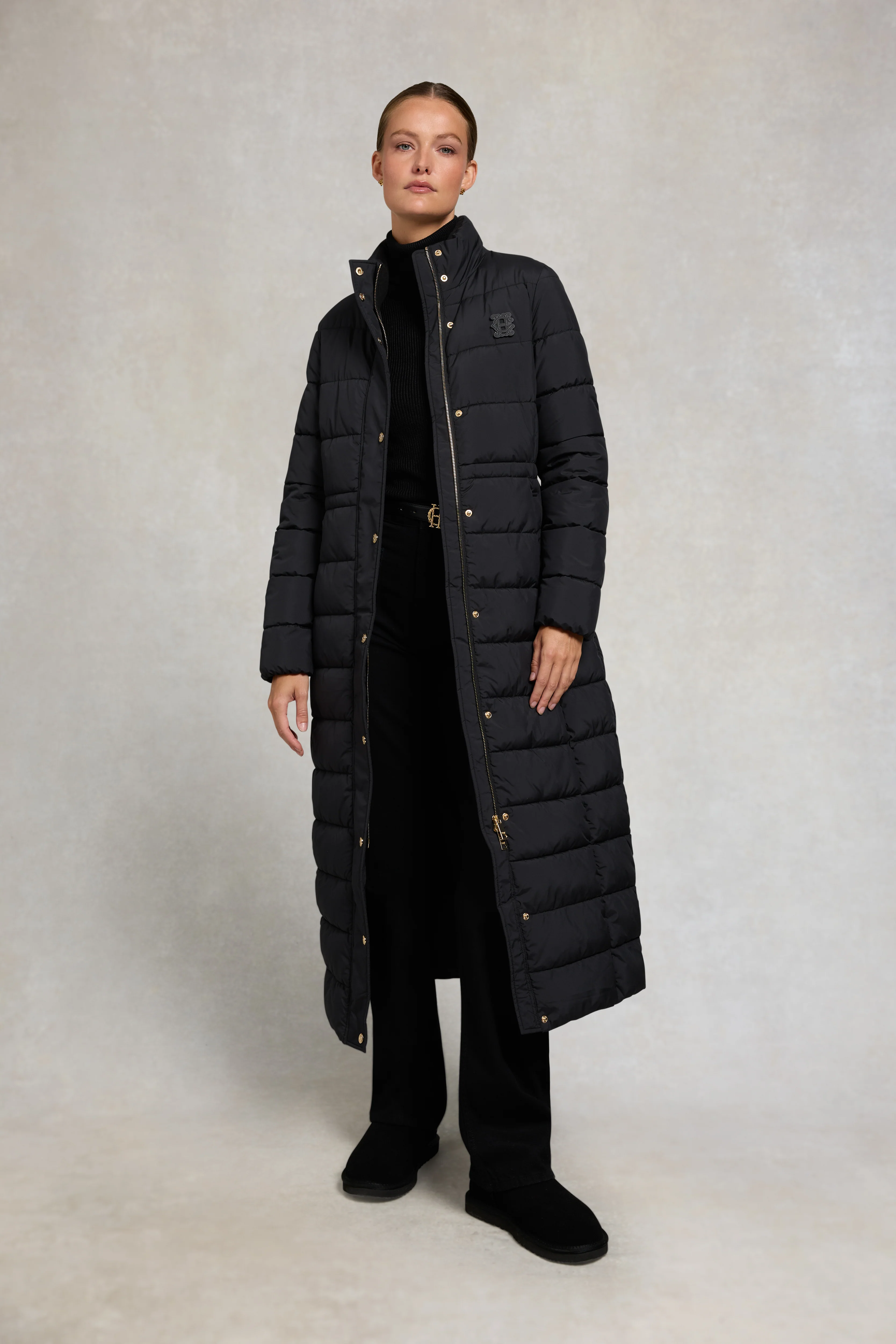 Milton Longline Coat (Black) - Image 2