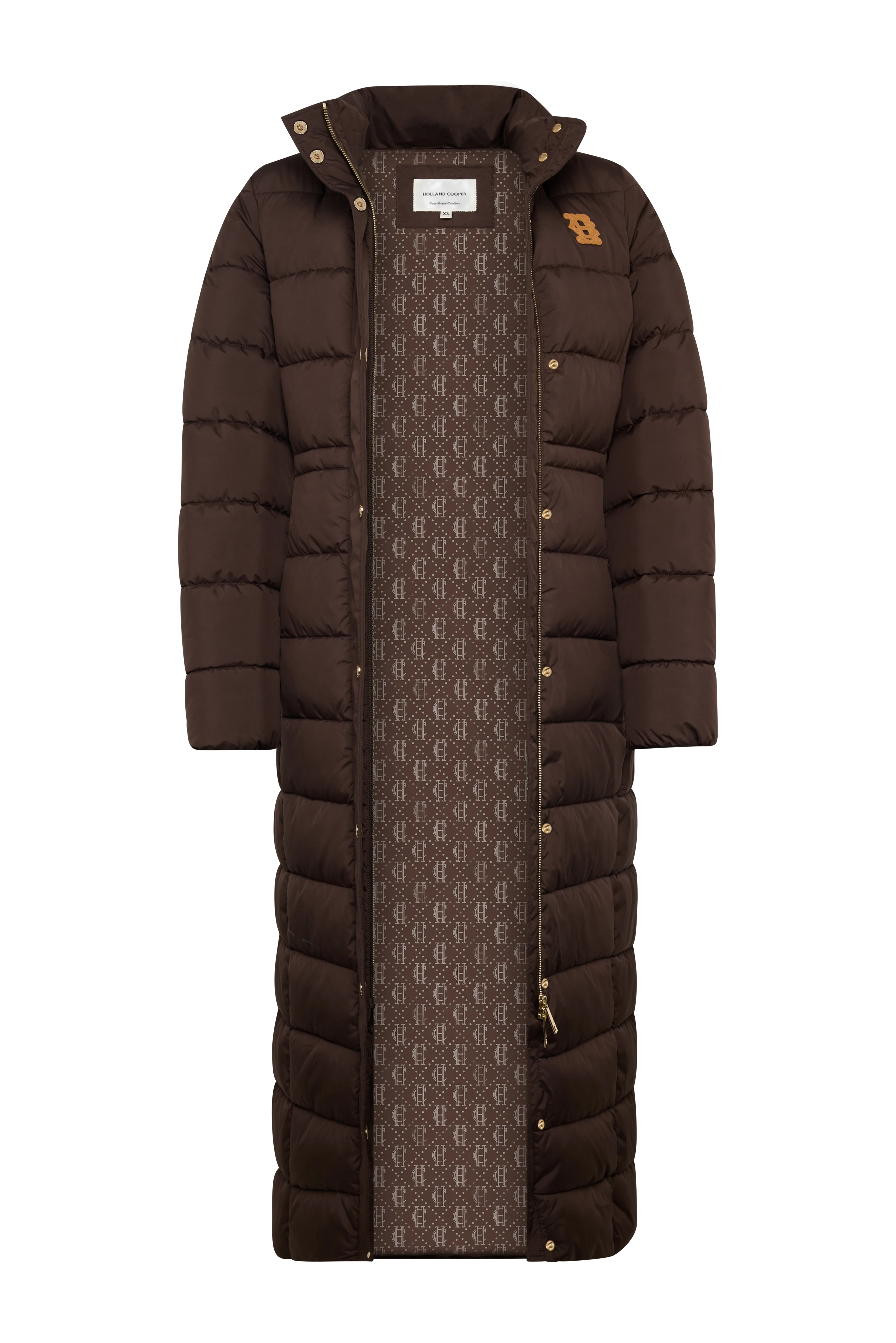 Milton Longline Coat (Chocolate) - Image 11