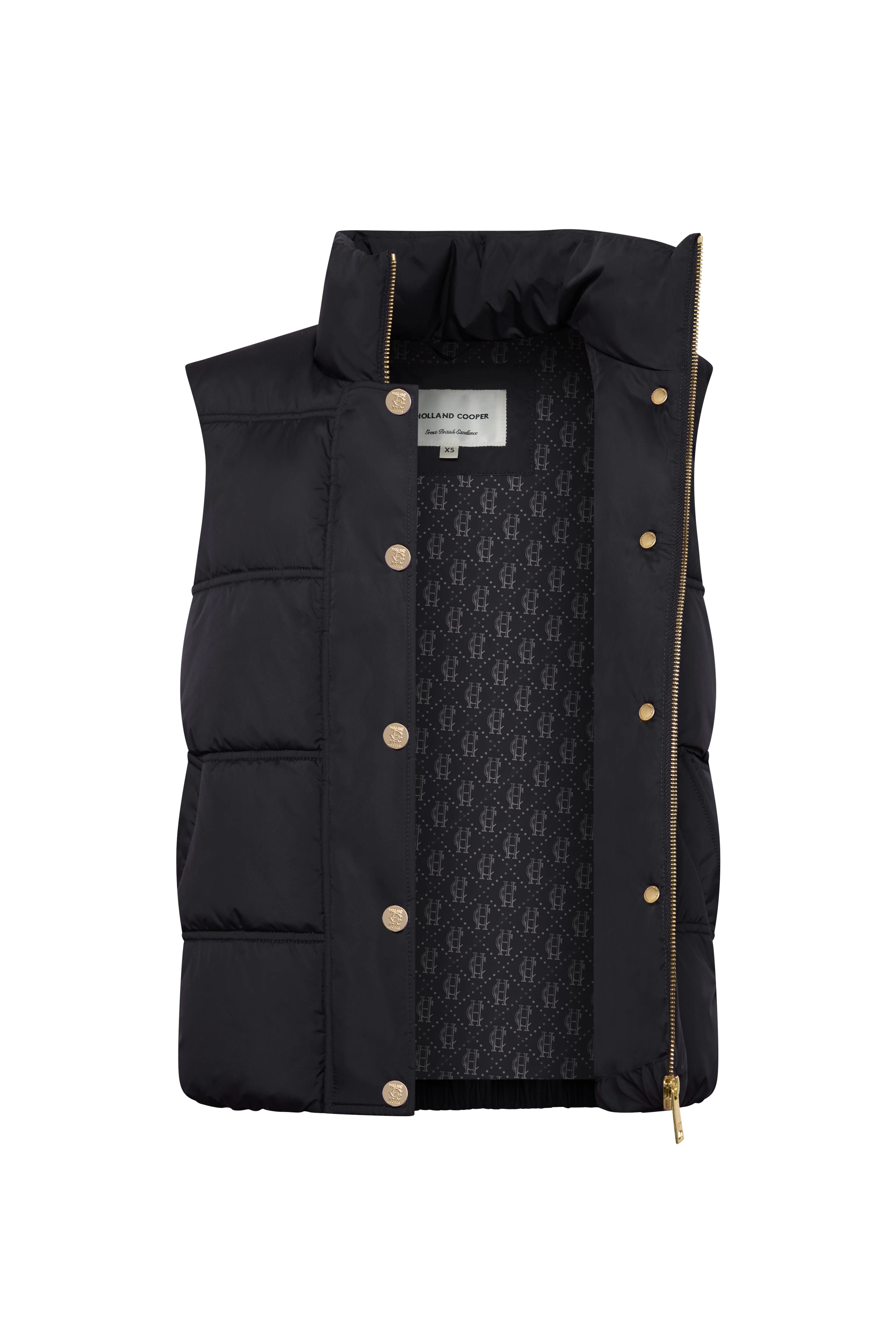 Milton Padded Gilet (Black) - Image 7