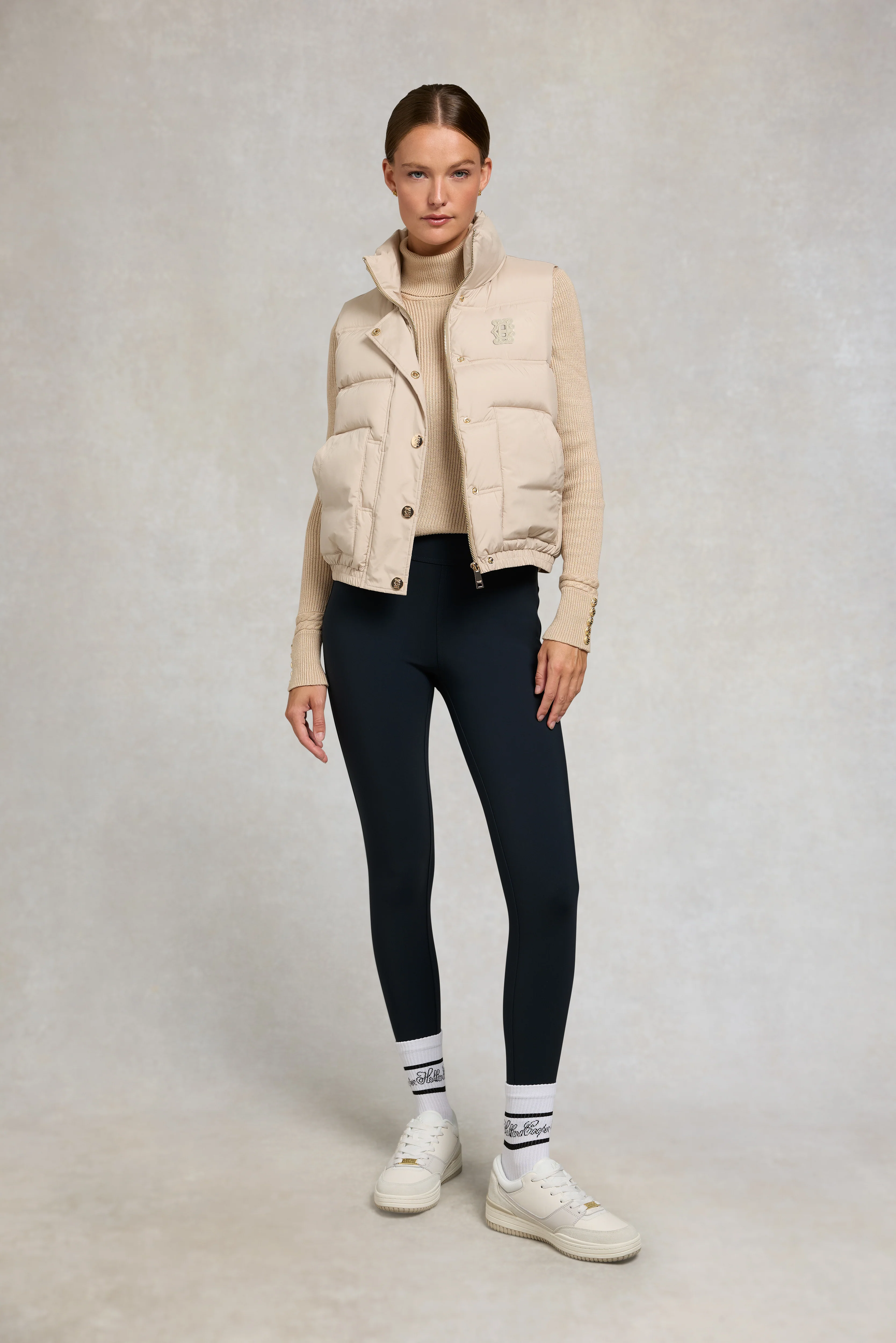 Milton Padded Gilet (Putty) - Image 7