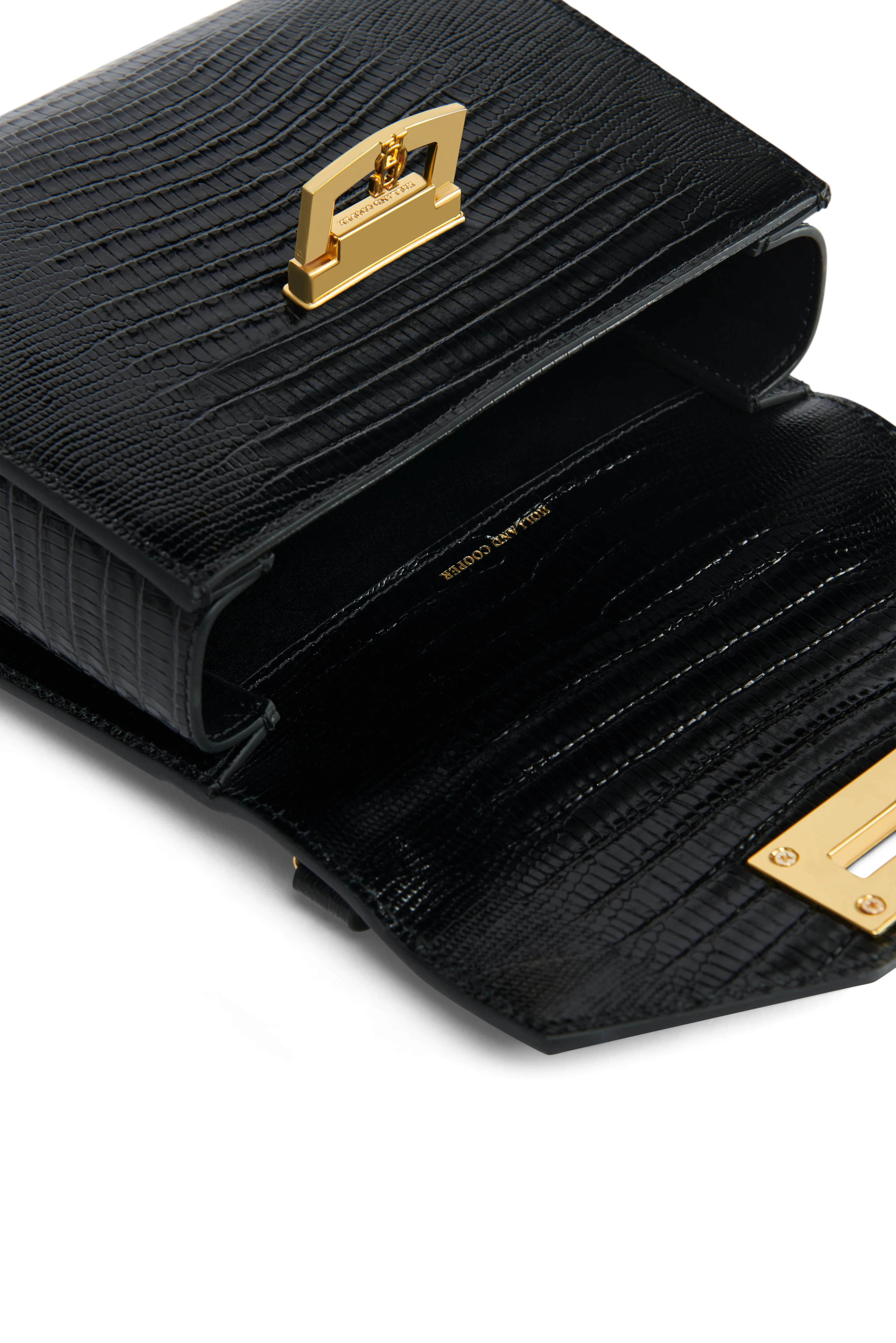 Mini Cheltenham Bag (Black Lizard) - Image 6